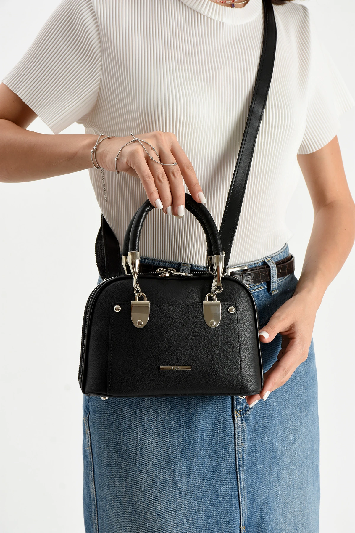 Astoria Kadın Metal Tokalı El Omuz Çatası 