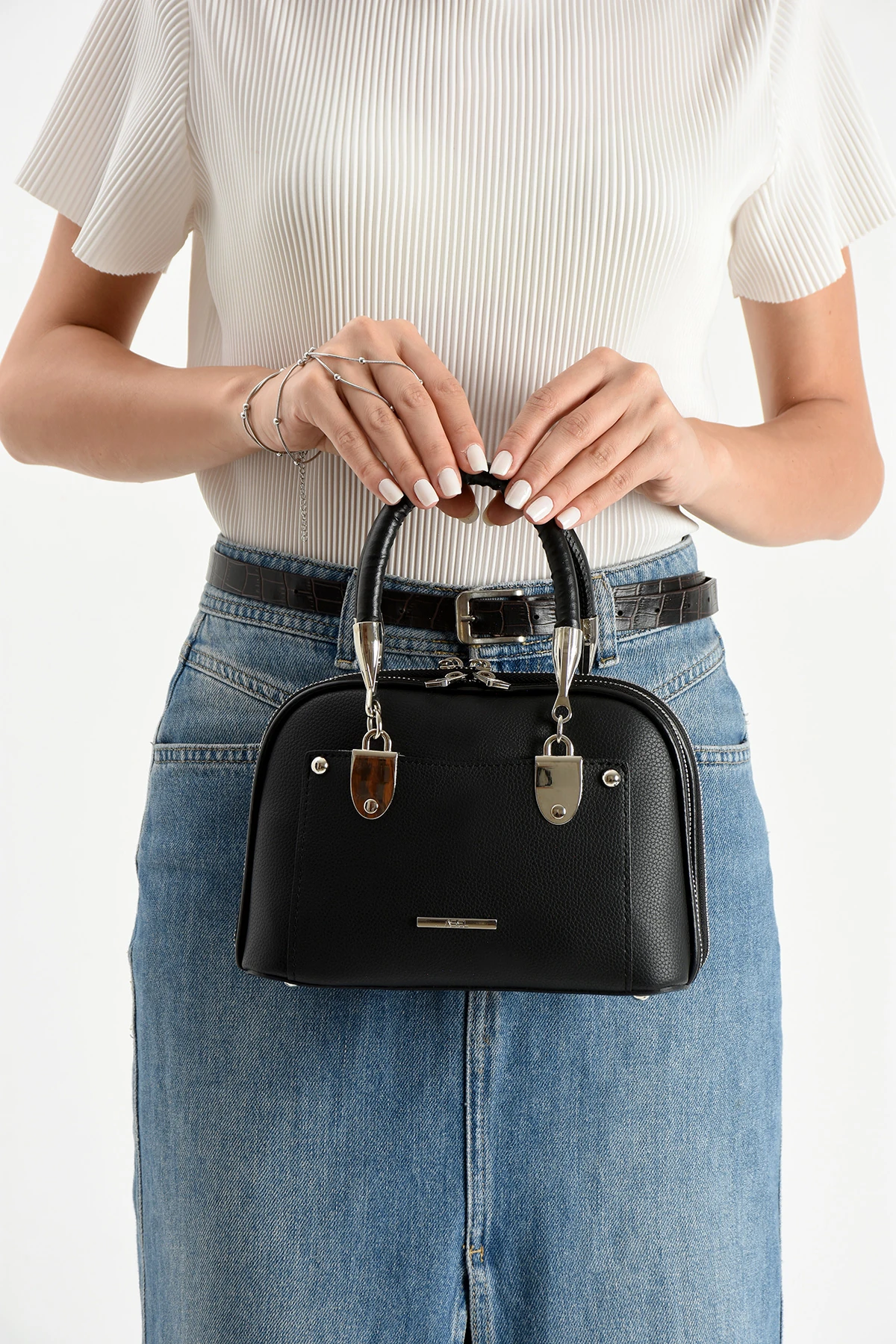 Astoria Kadın Metal Tokalı El Omuz Çatası 