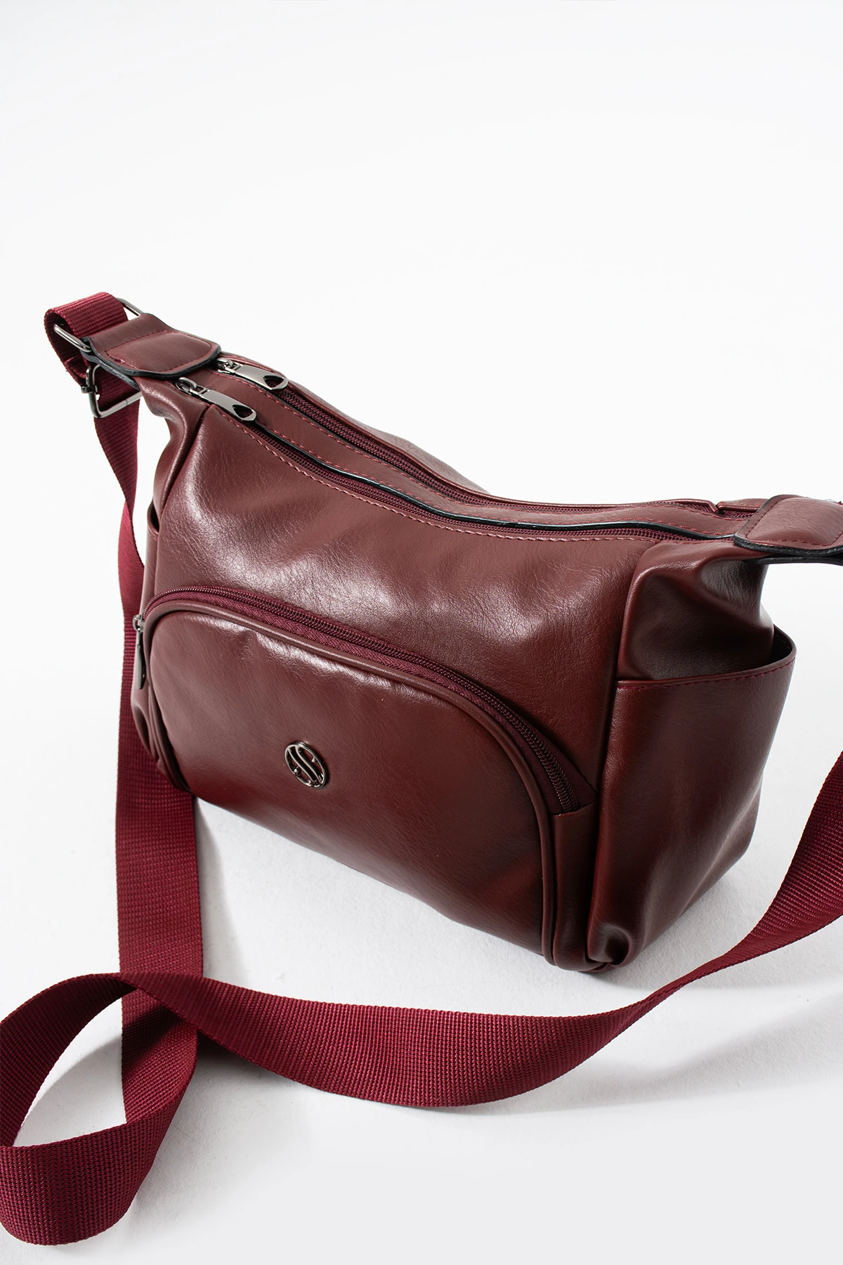 Çapraz Kol Kadın Çantası Edna - Bordo