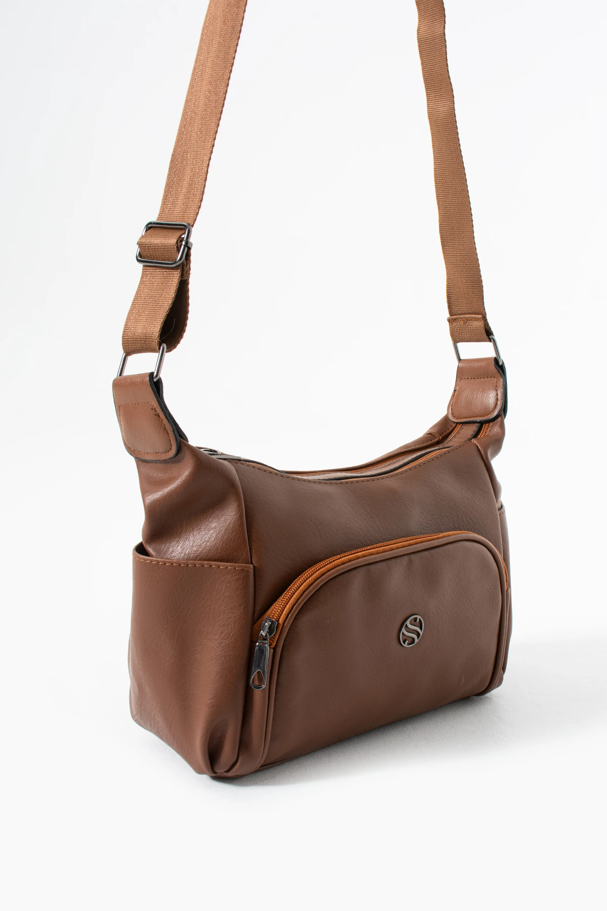 Çapraz Kol Kadın Çantası Edna - Taba