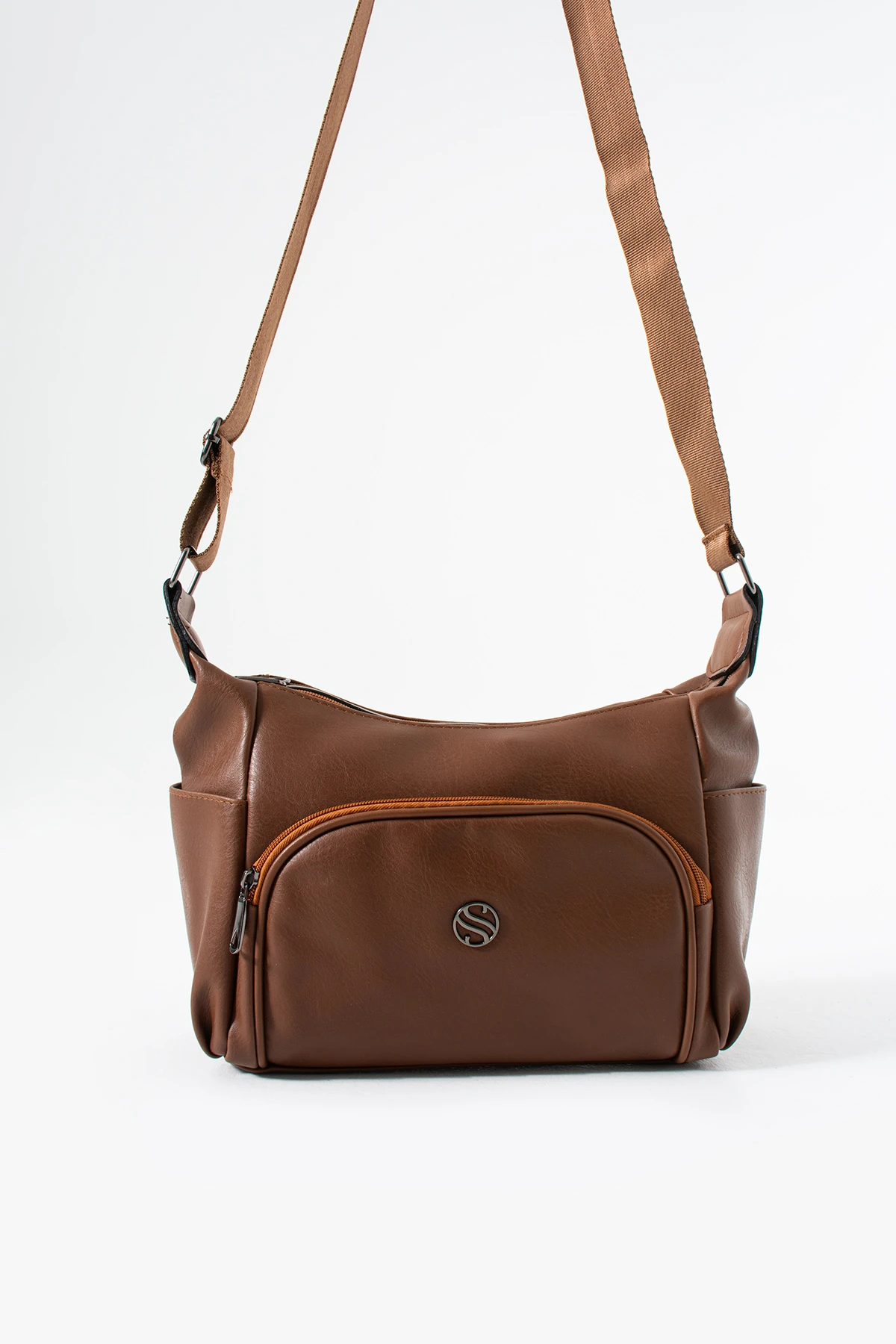 Çapraz Kol Kadın Çantası Edna - Taba