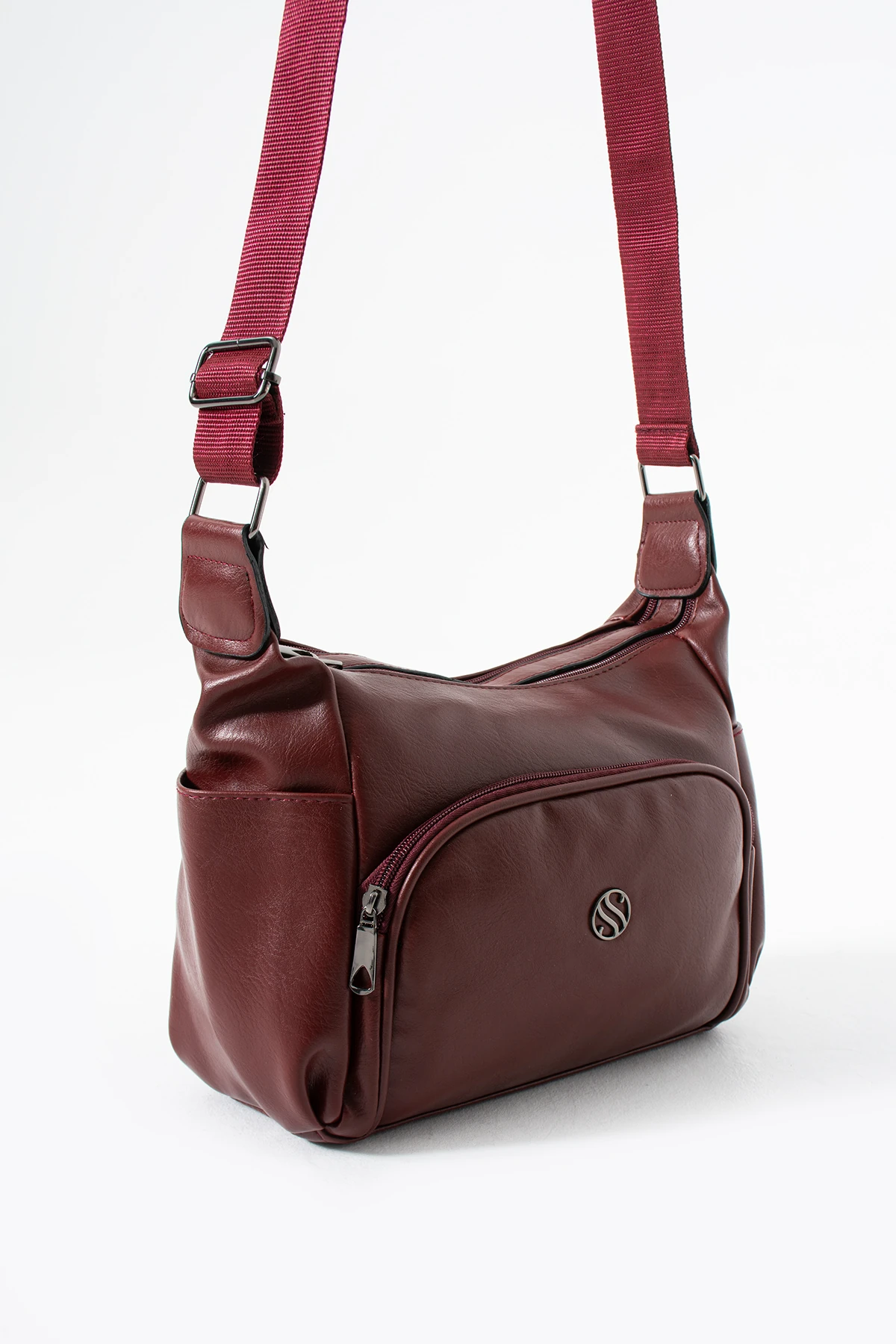 Çapraz Kol Kadın Çantası Edna - Bordo