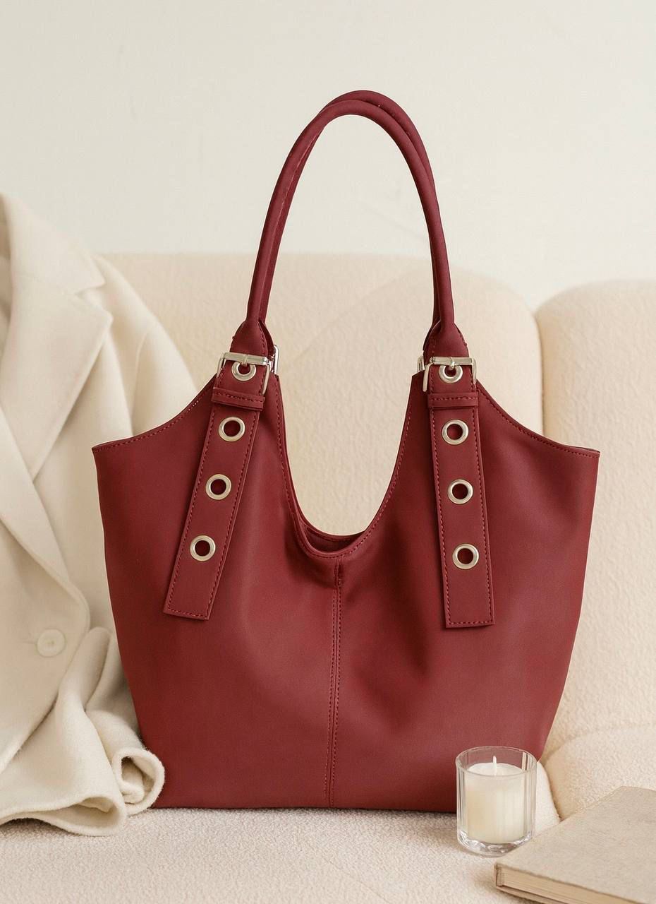 Kuş Gözü Detaylı Omuz Çantası