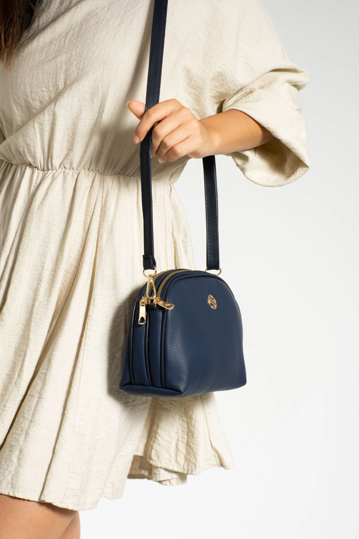 Vatikan Çapraz Kol Çantası 1298 - Lacivert