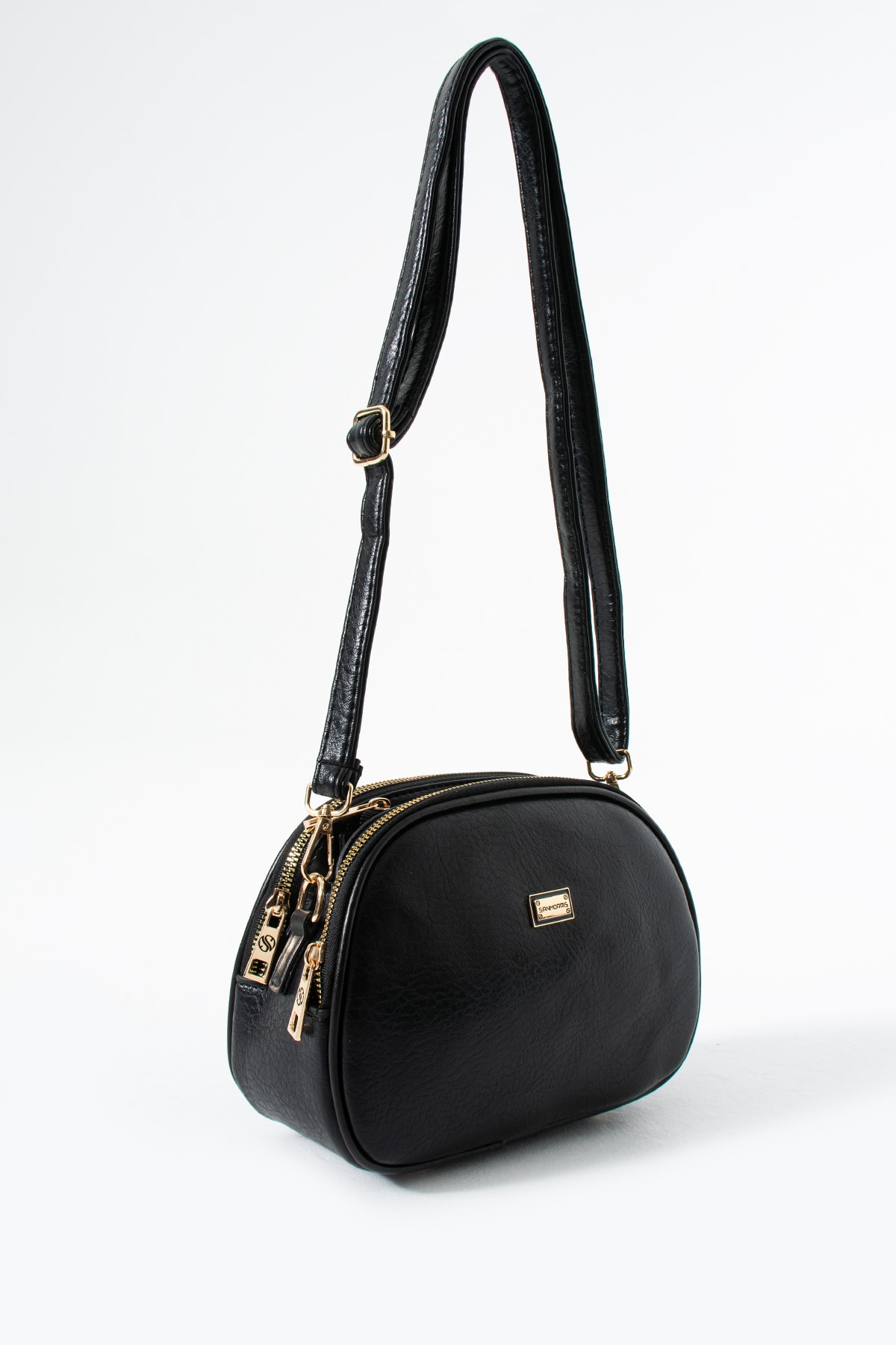 4 Bölme Çapraz Kadın Çantası Ruth 1435 - Mat Siyah