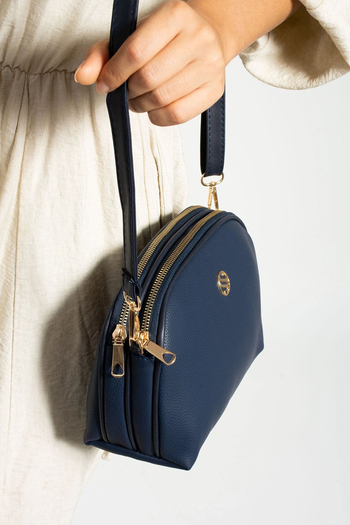 Vatikan Çapraz Kol Çantası 1298 - Lacivert