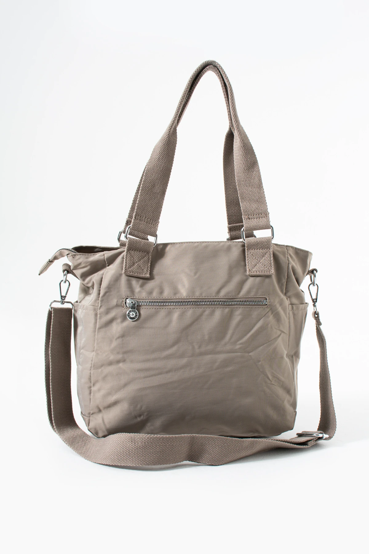 Hem Çapraz Hem Kol Kadın Çantası Gemma  - Koyu Vizon