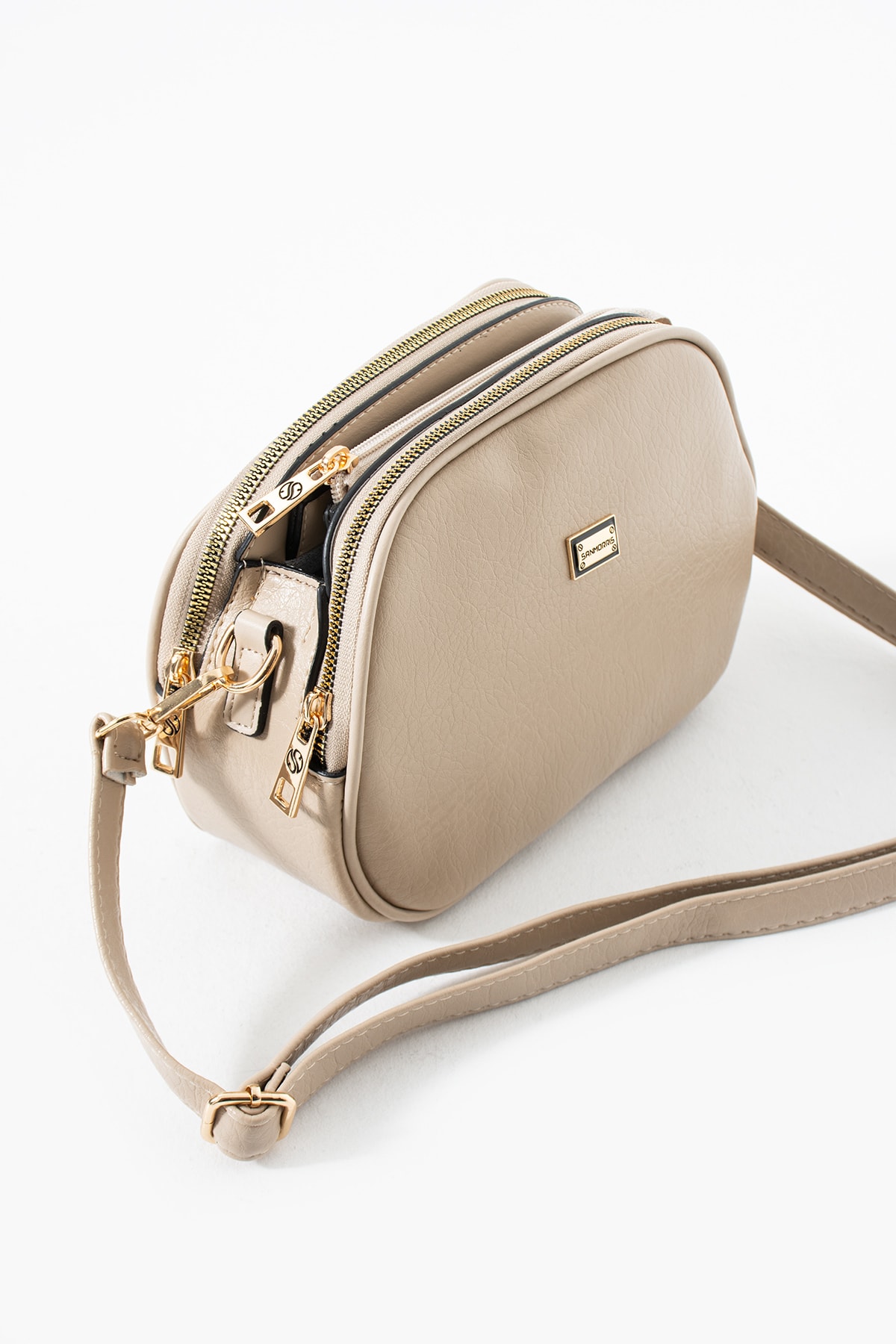 4 Bölme Çapraz Kadın Çantası Ruth 1435 - Mat Kum