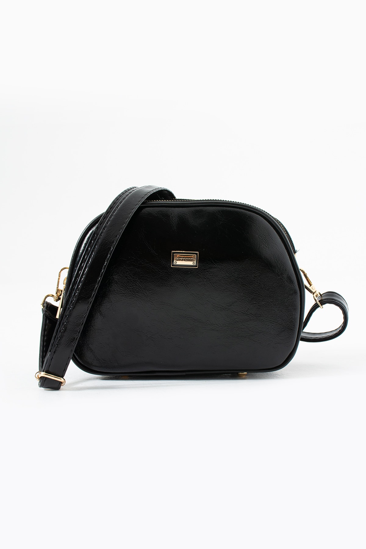 4 Bölme Çapraz Kadın Çantası Ruth 1435 - Rugan Siyah