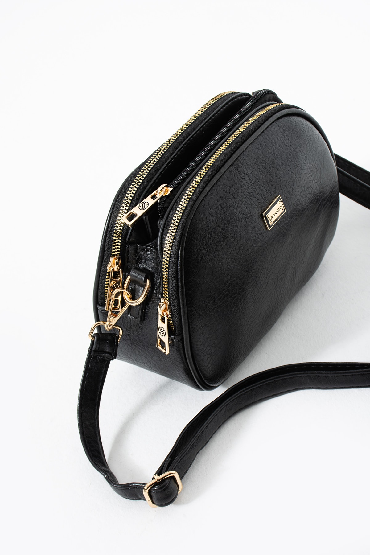 4 Bölme Çapraz Kadın Çantası Ruth 1435 - Mat Siyah