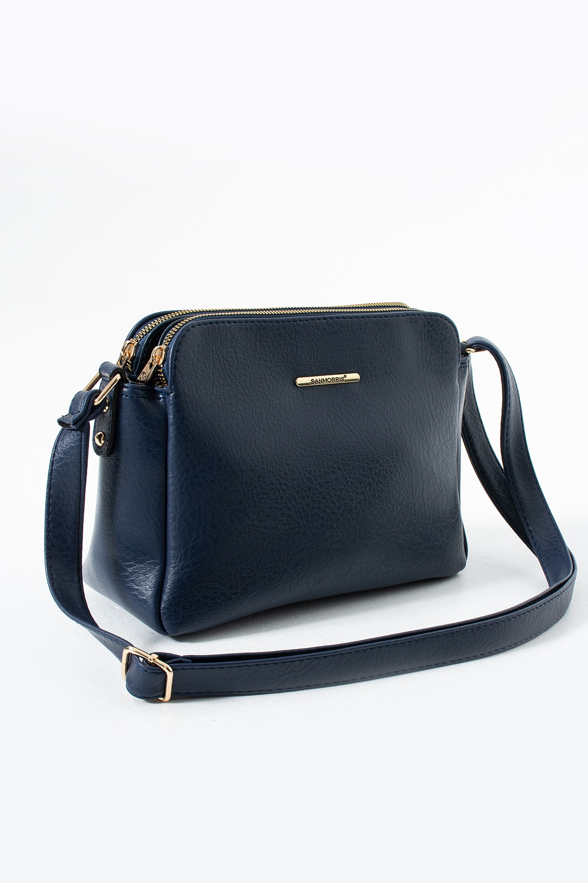 3 Bölmeli Kadın Çapraz Çanta Rafa - Lacivert