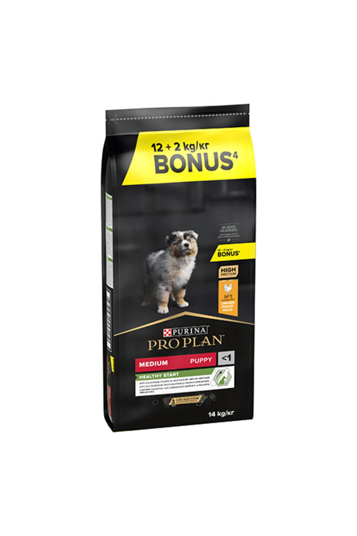 Tavuklu Yavru Köpek Maması 12 Kg + 2 Kg Bonus Paket