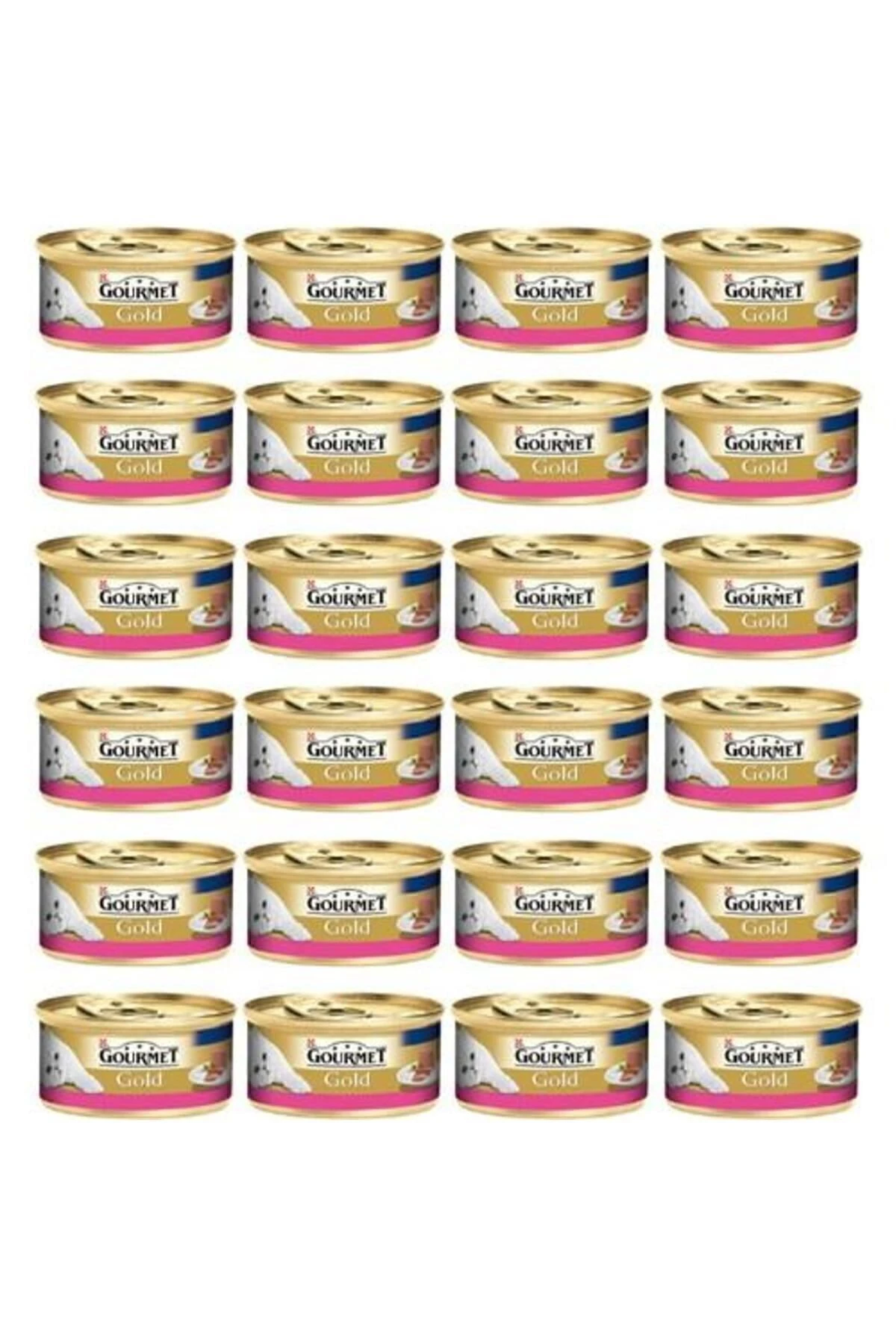 Purina Gold Kıyılmış Sığır Etli Konserve Yetişkin Kedi Maması 24 x 85 G