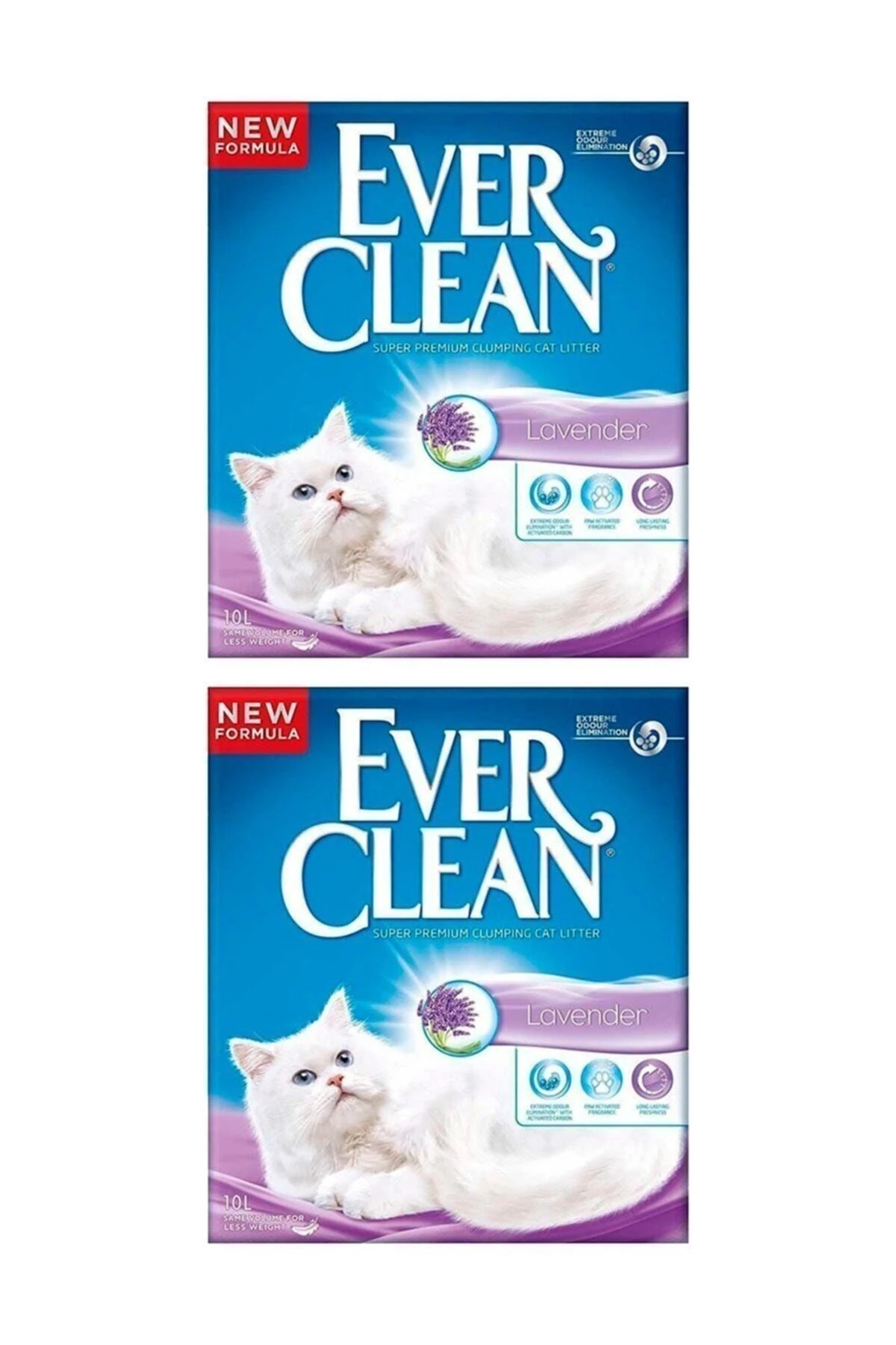 Lavender Lavantalı Kokulu Topaklaşan A Kalite Kedi Kumu 10 Lt 2 Adet
