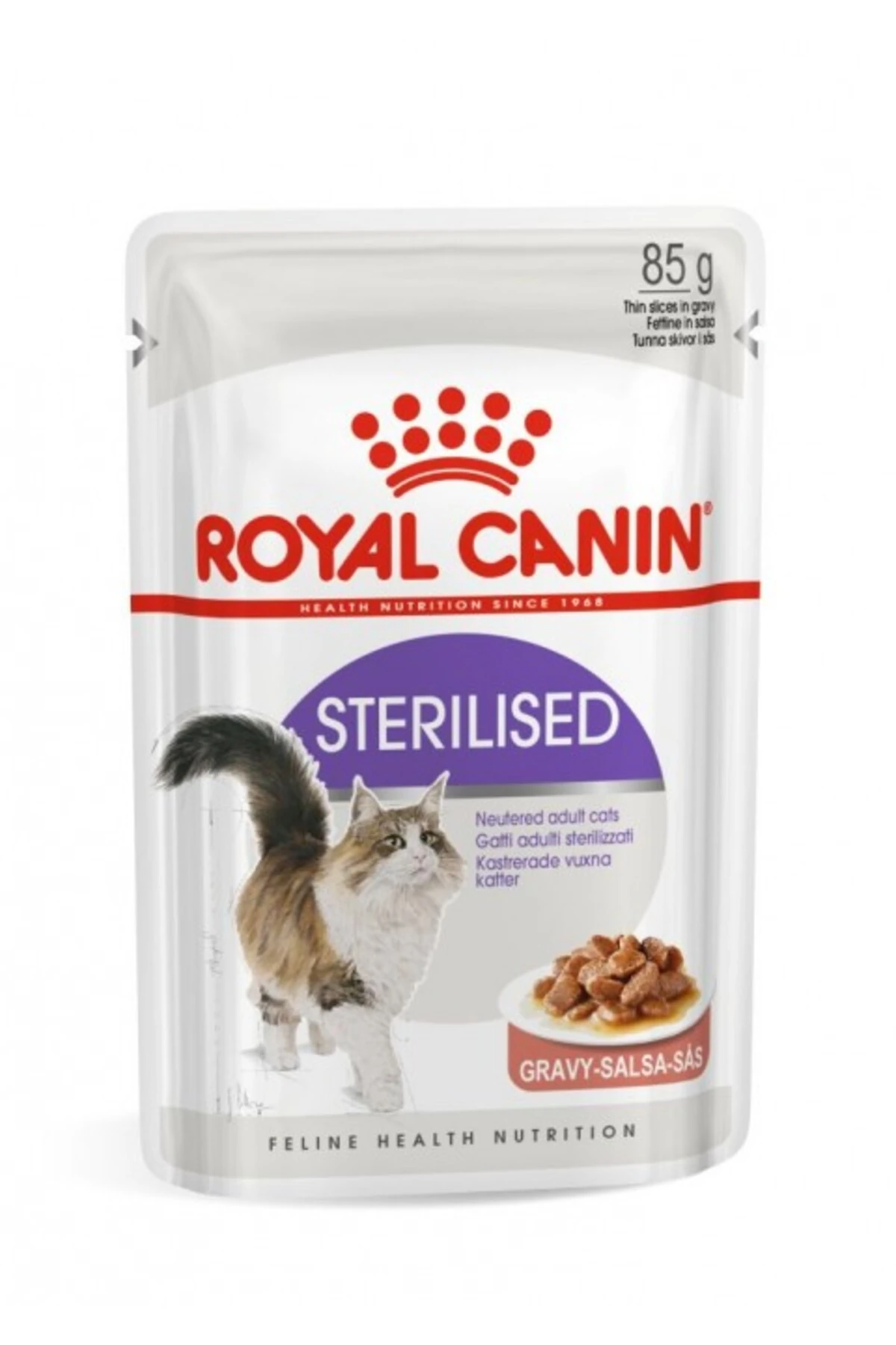 Sterilised Gravy Kısırlaştırılmış Yetişkin Kedi Yaş Maması 85 Gr x 12
