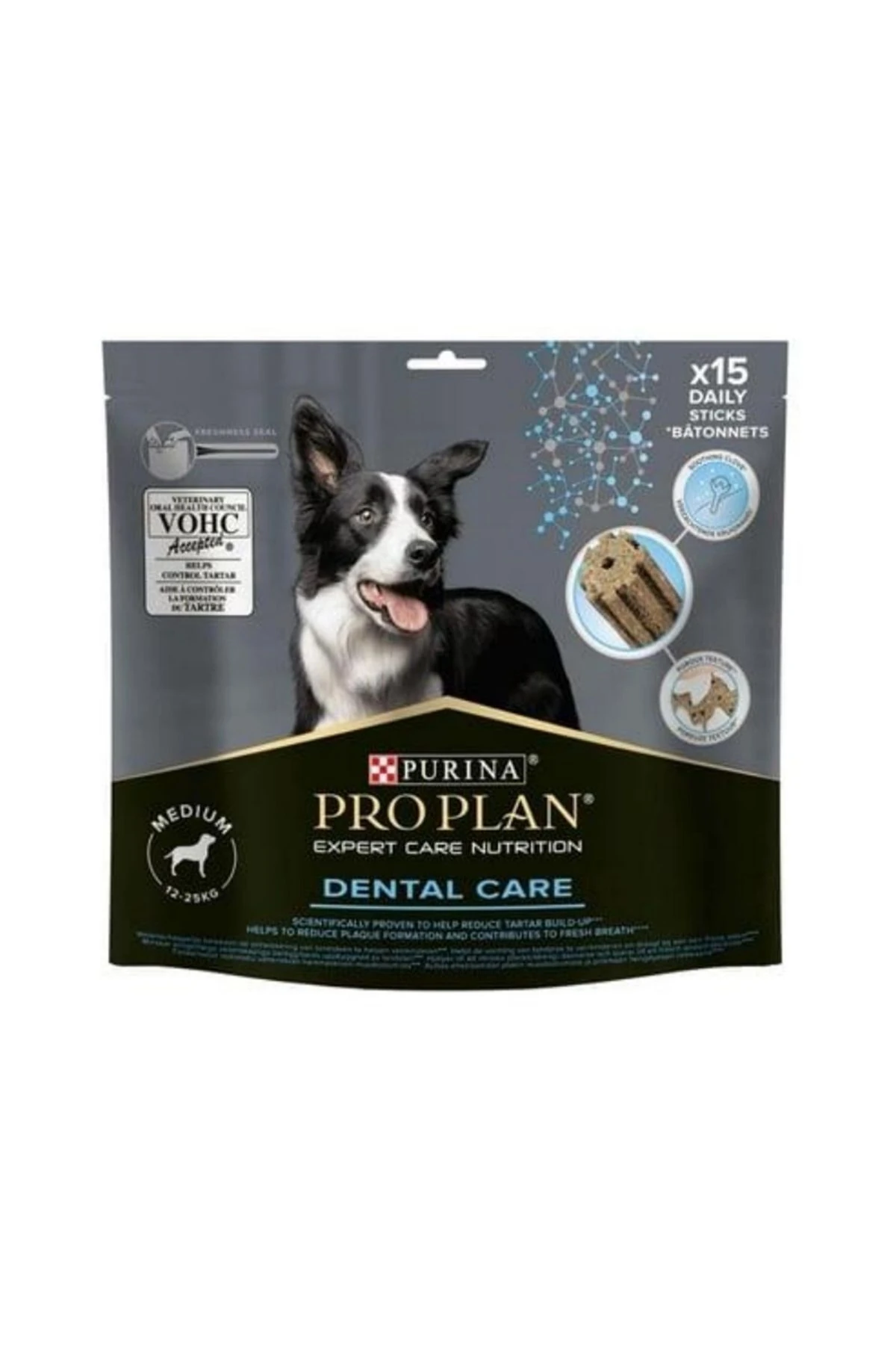 Medium Dental Care Orta Irk Köpek Ödül Maması 345 Gr 15 Adet