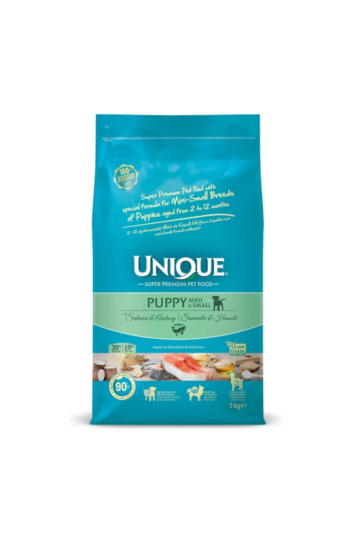 Küçük Irk Somonlu Hamsili Yavru Köpek Maması 3 Kg