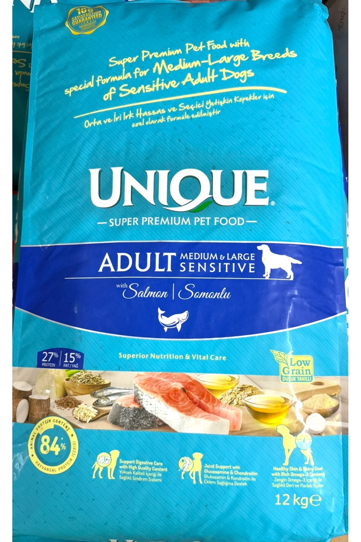 Medium&large Sensitive Somonlu Yetişkin Köpek Maması 12 Kg