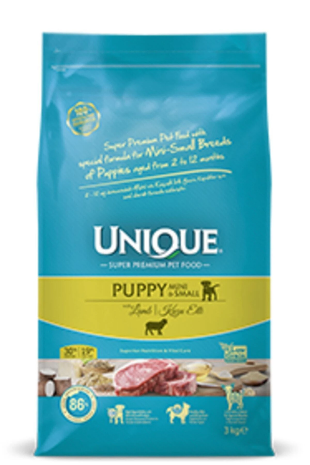 Küçük Irk Yavrular Için Kuzu Etli Kuru Köpek Maması -3 Kg