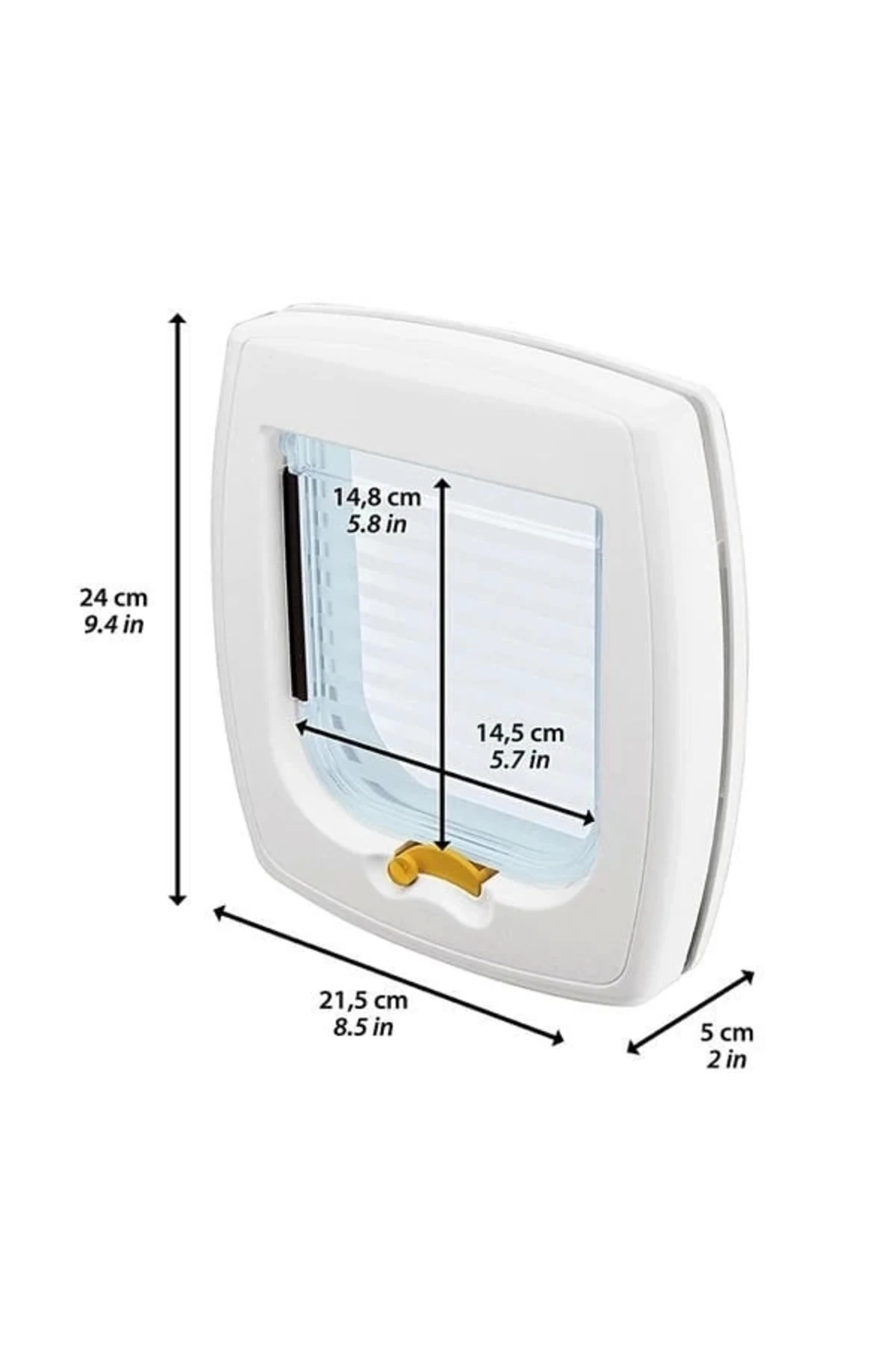 Swing 1 Kedi Kapısı Kahverengi 21x24x5 Cm