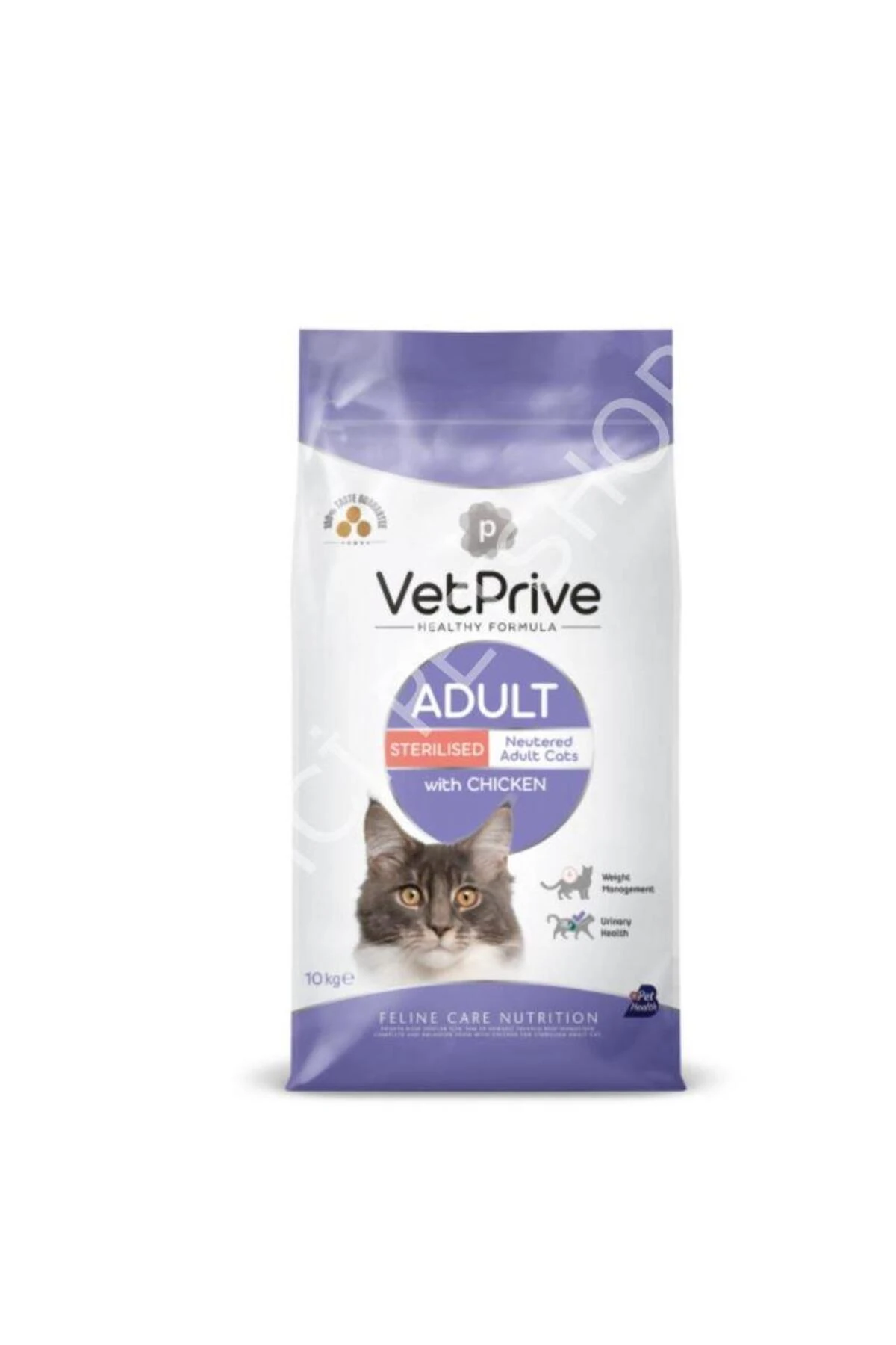 Vet Prive Tavuklu Kısırlaştırılmış Kedi Maması 10kg