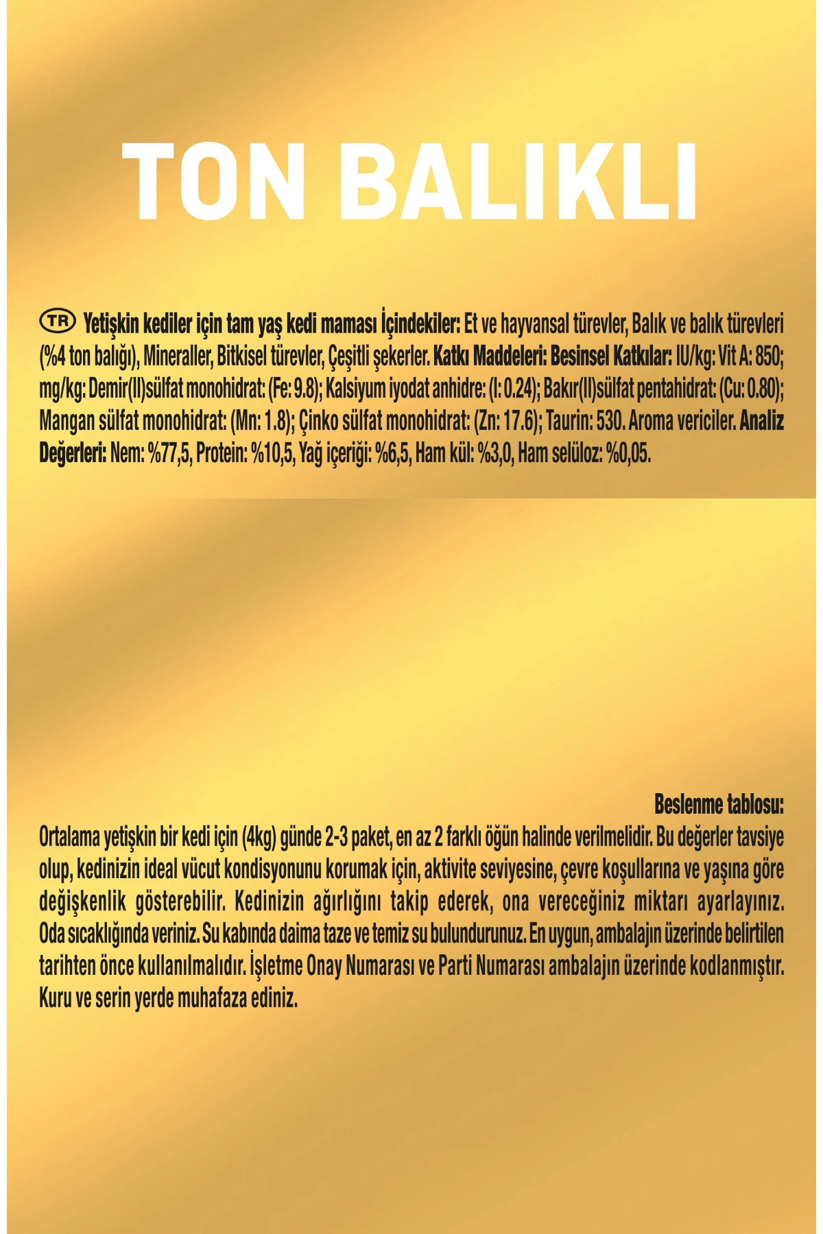 Gold Karışık Kedi Konserve Maması 85g X 12adet Ekonomik Paket