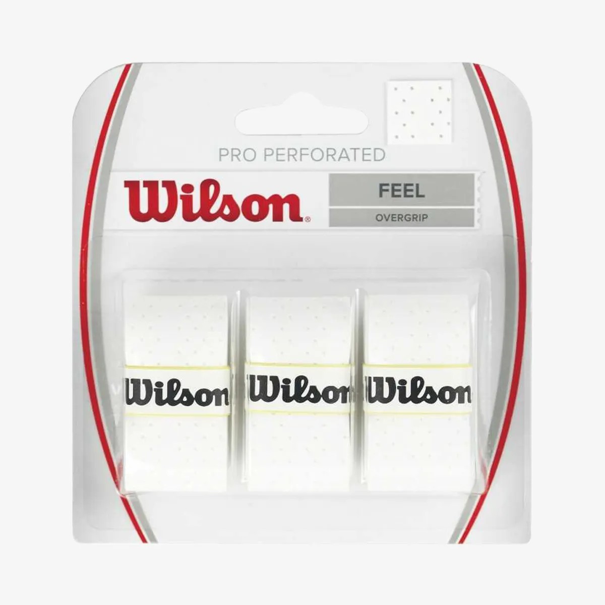 Wilson WRZ4005WH Overgrip Pro Perforated 3'lü Grip