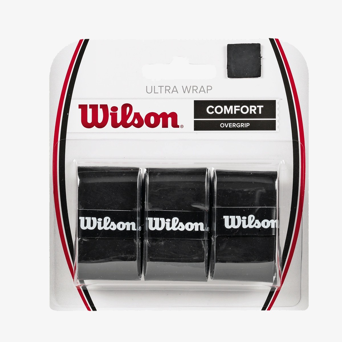 Wilson Grip Ultra Wrap Overgrip Black 3 PK WRZ403000