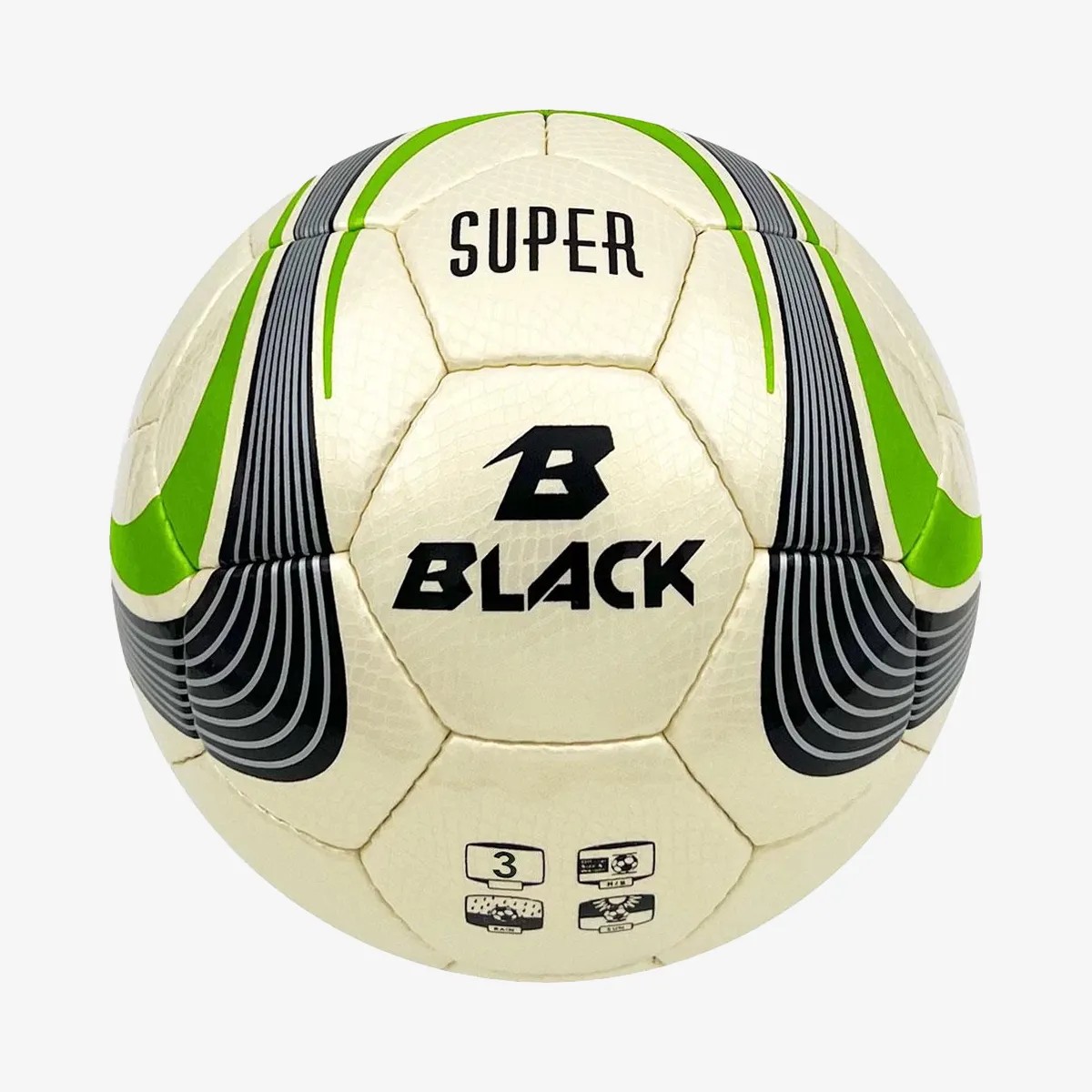 Black Süper Futbol Topu 3 No