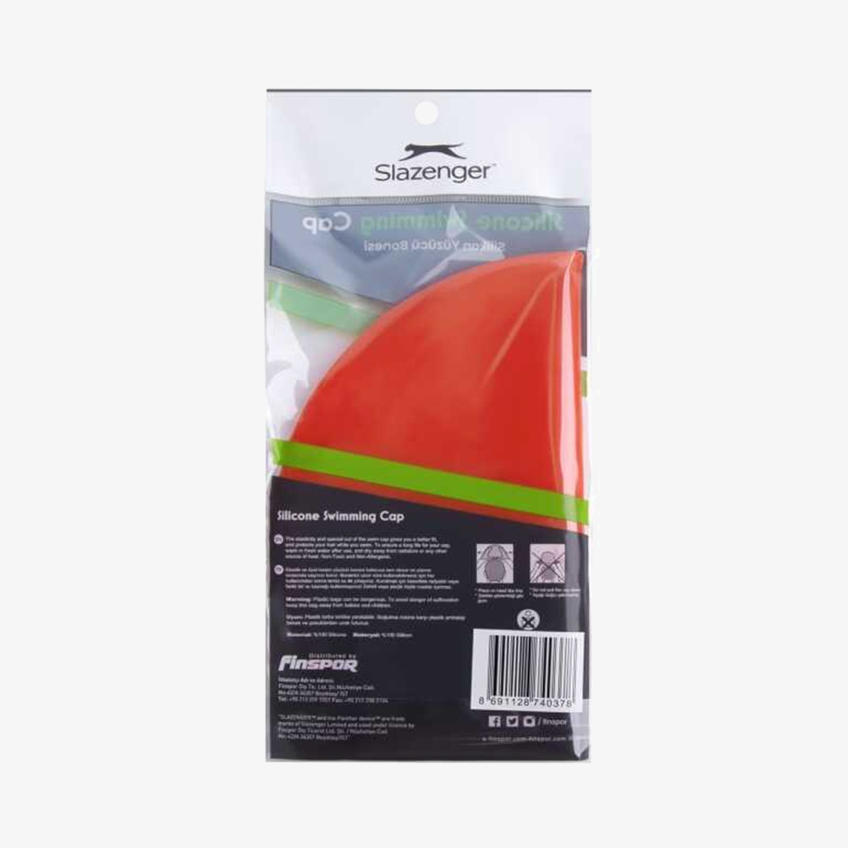 Slazenger Yüzücü Bonesi Silikon (OPP Bag)