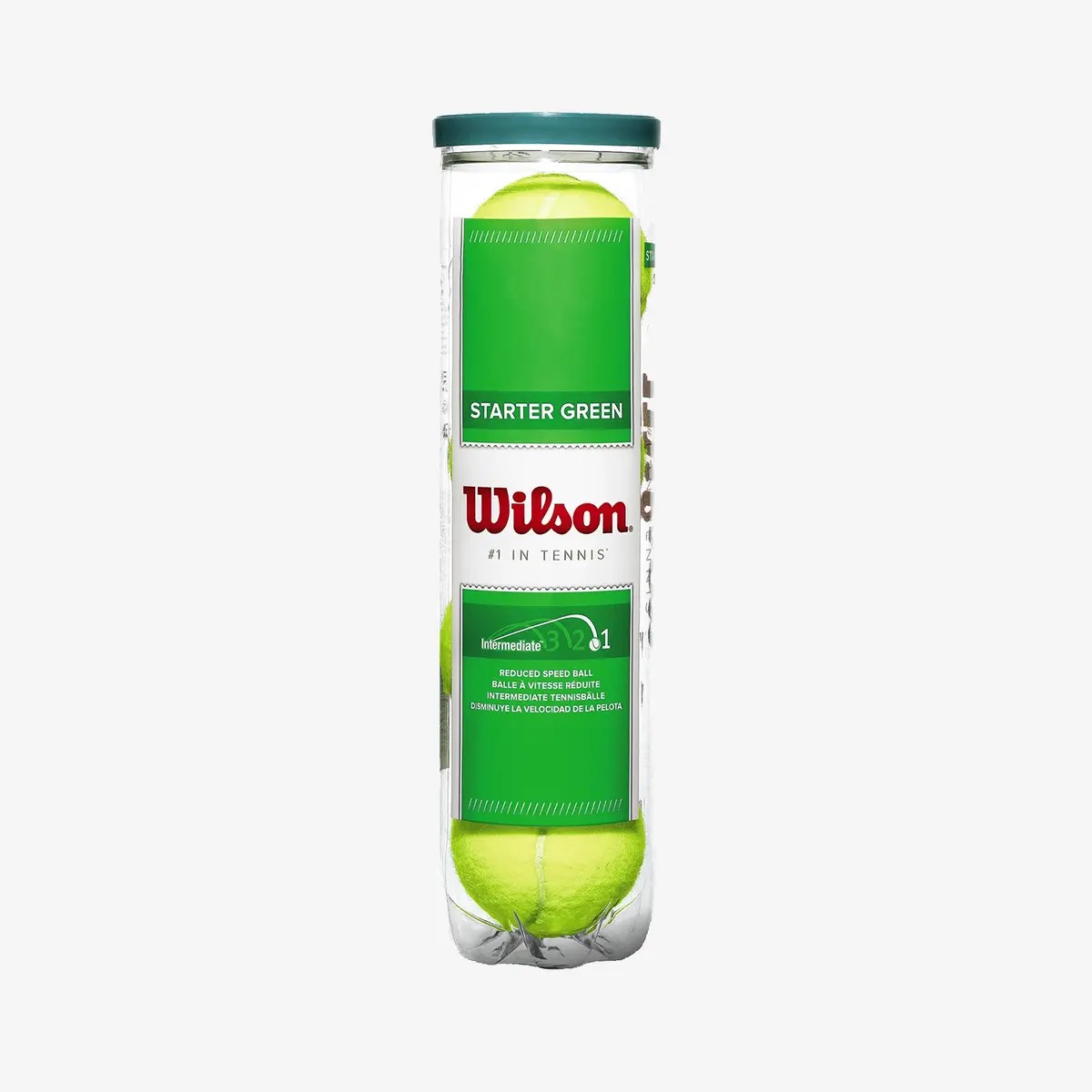 Wilson WRT137400 4lü Çocuk Tenis Topu Starter Yeşil