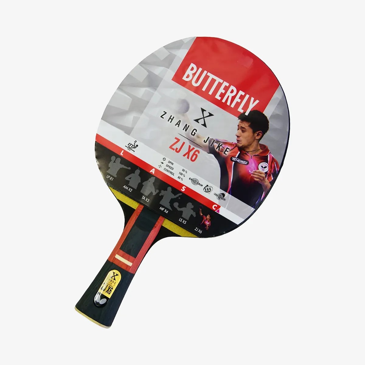 Butterfly 85085S Zhang Jike ZJ X6 ITTF Onaylı Masa Tenisi Raketi