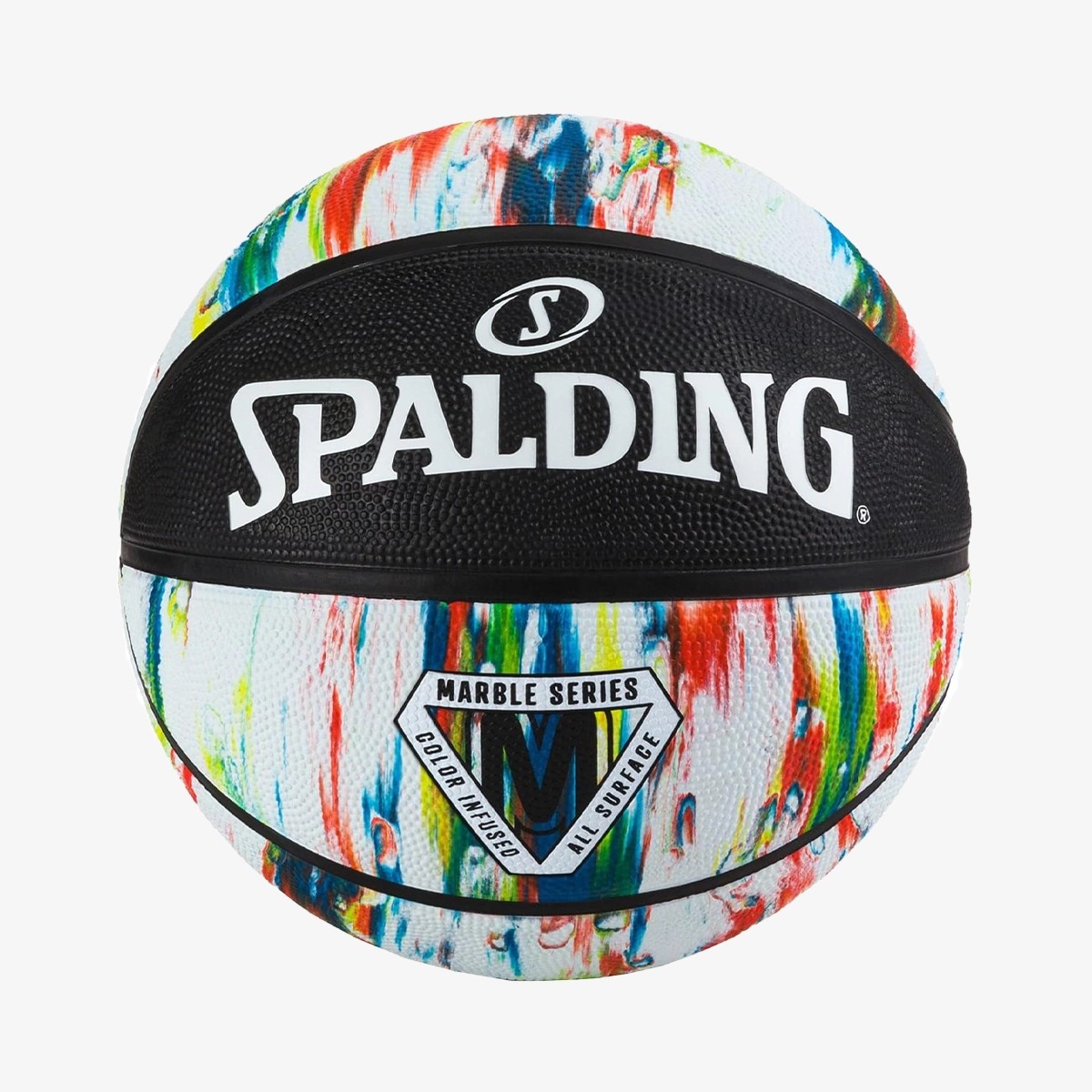 Spalding Basketbol Topu 2021 Marble Series Alt Rainbow Size:7 (84-404Z)