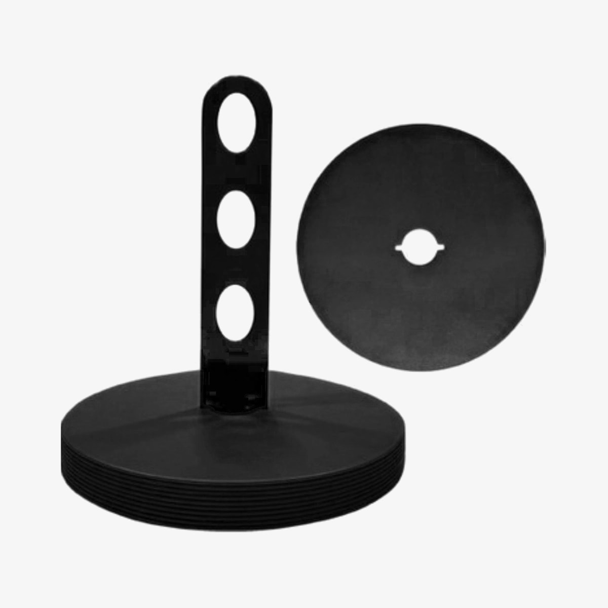 Scucs SCX 1083 Kauçuk Düz Antreman Çanağı Siyah