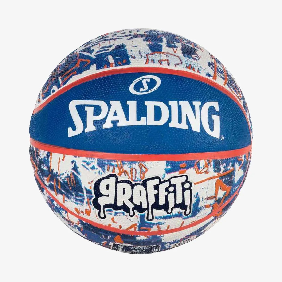 Spalding BASKETBOL TOPU 2021 BLUE RED GRAFFITI SZ7 84377Z