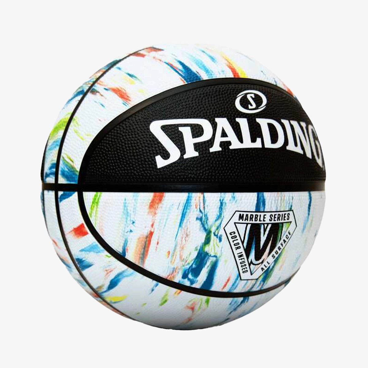 Spalding Basketbol Topu 2021 Marble Series Alt Rainbow Size:7 (84-404Z)