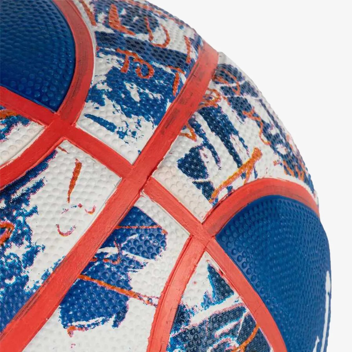 Spalding BASKETBOL TOPU 2021 BLUE RED GRAFFITI SZ7 84377Z