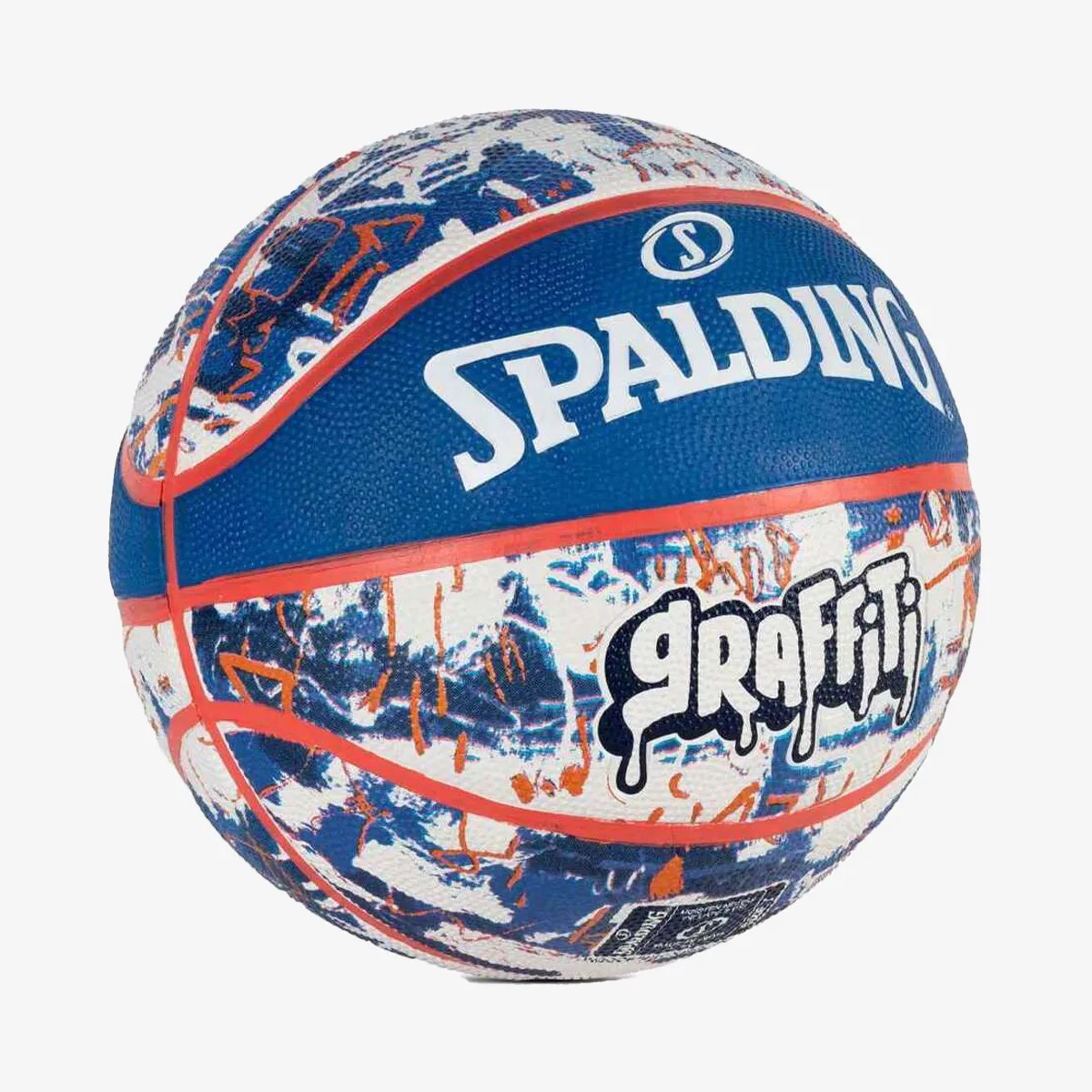 Spalding BASKETBOL TOPU 2021 BLUE RED GRAFFITI SZ7 84377Z