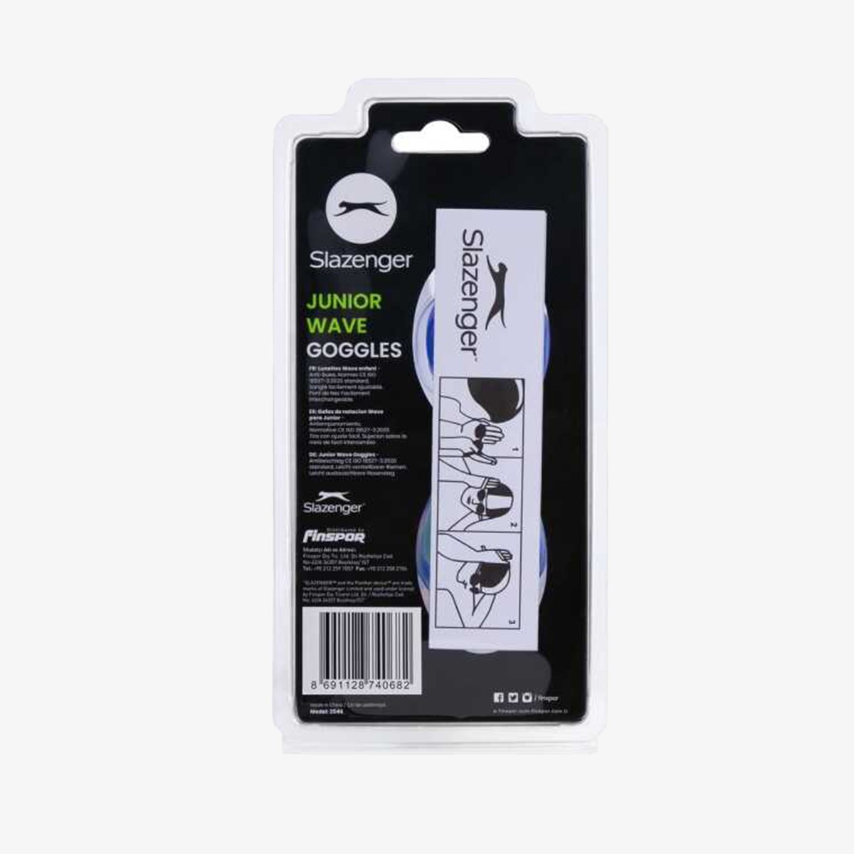 Slazenger Junior Yüzücü Gözlüğü Wave 2546