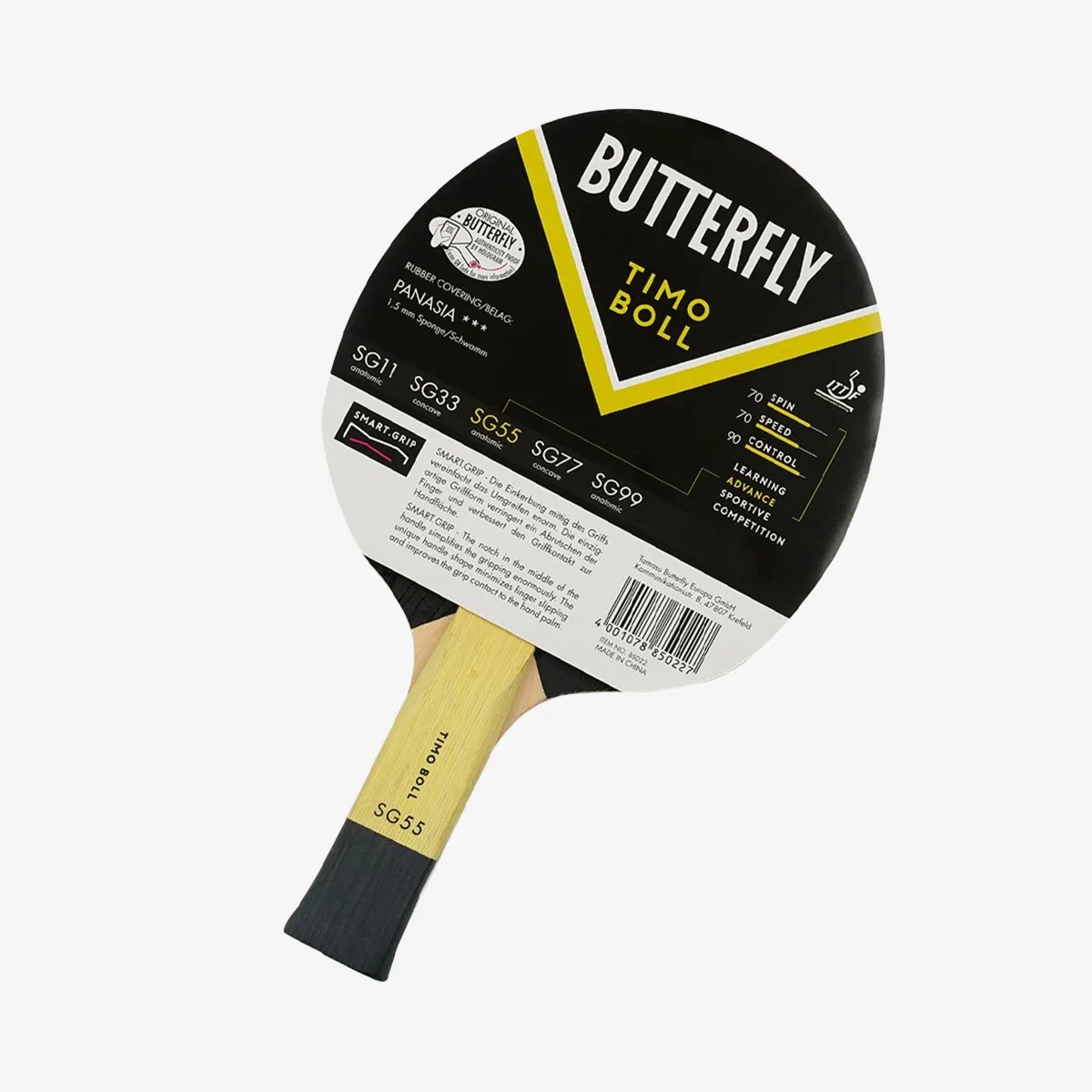 Butterfly Timo Boll SG55 Hazır Raket