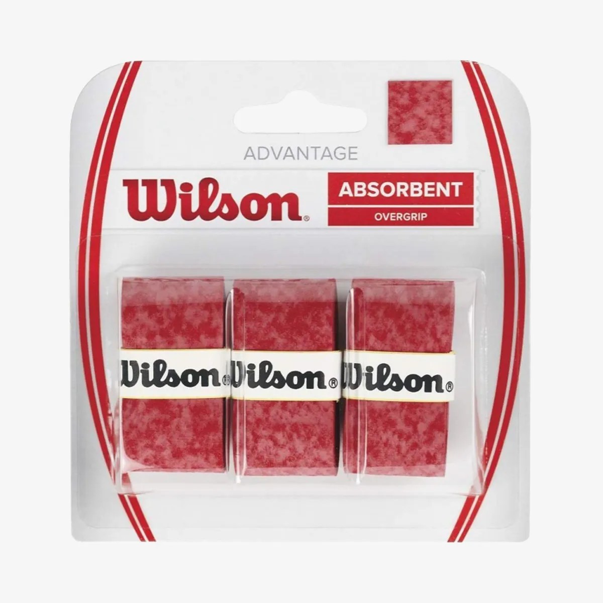 Wilson WRZ4033RD Advantage Overgrip 3lü Kırmızı Raket Grip