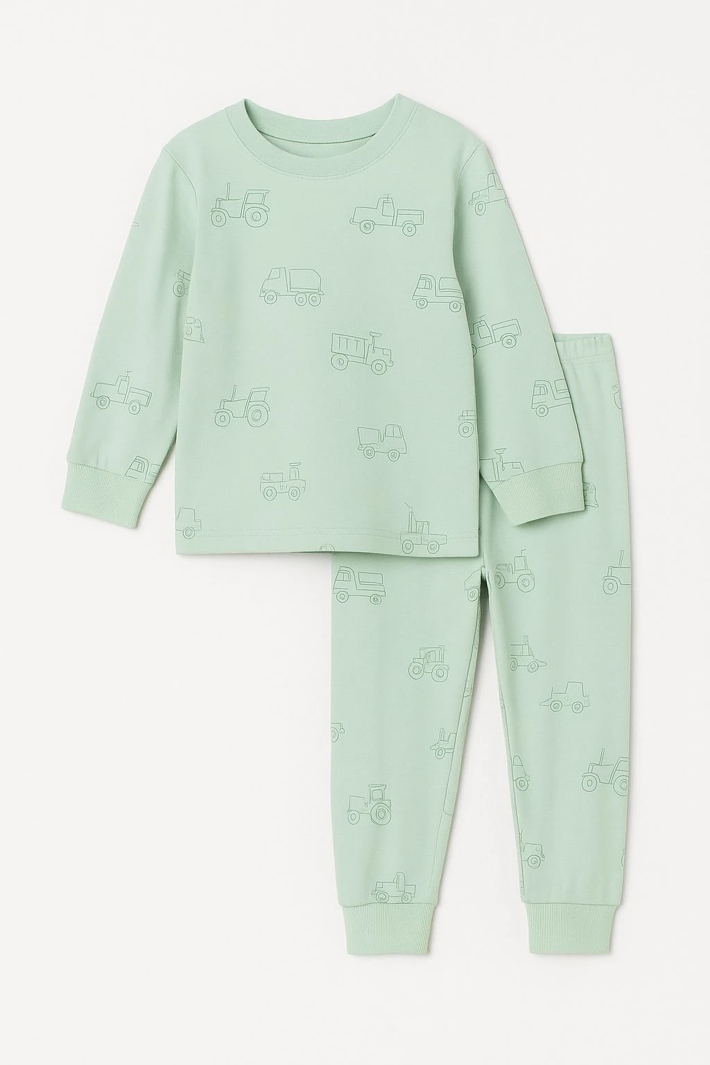 GREEN CAR PİJAMA TAKIMI