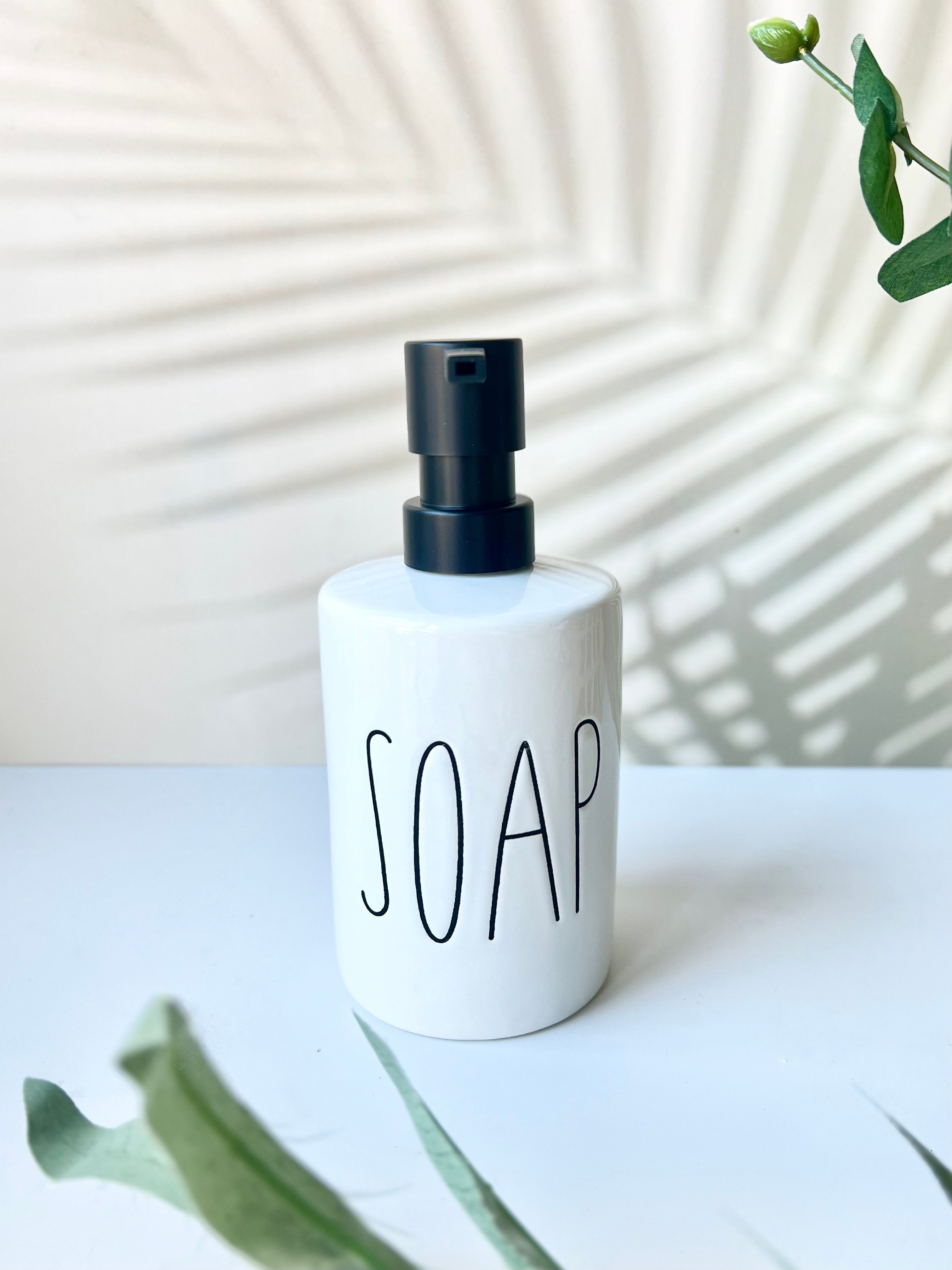 Tekli Porselen Sıvı Sabunluk- Soap 