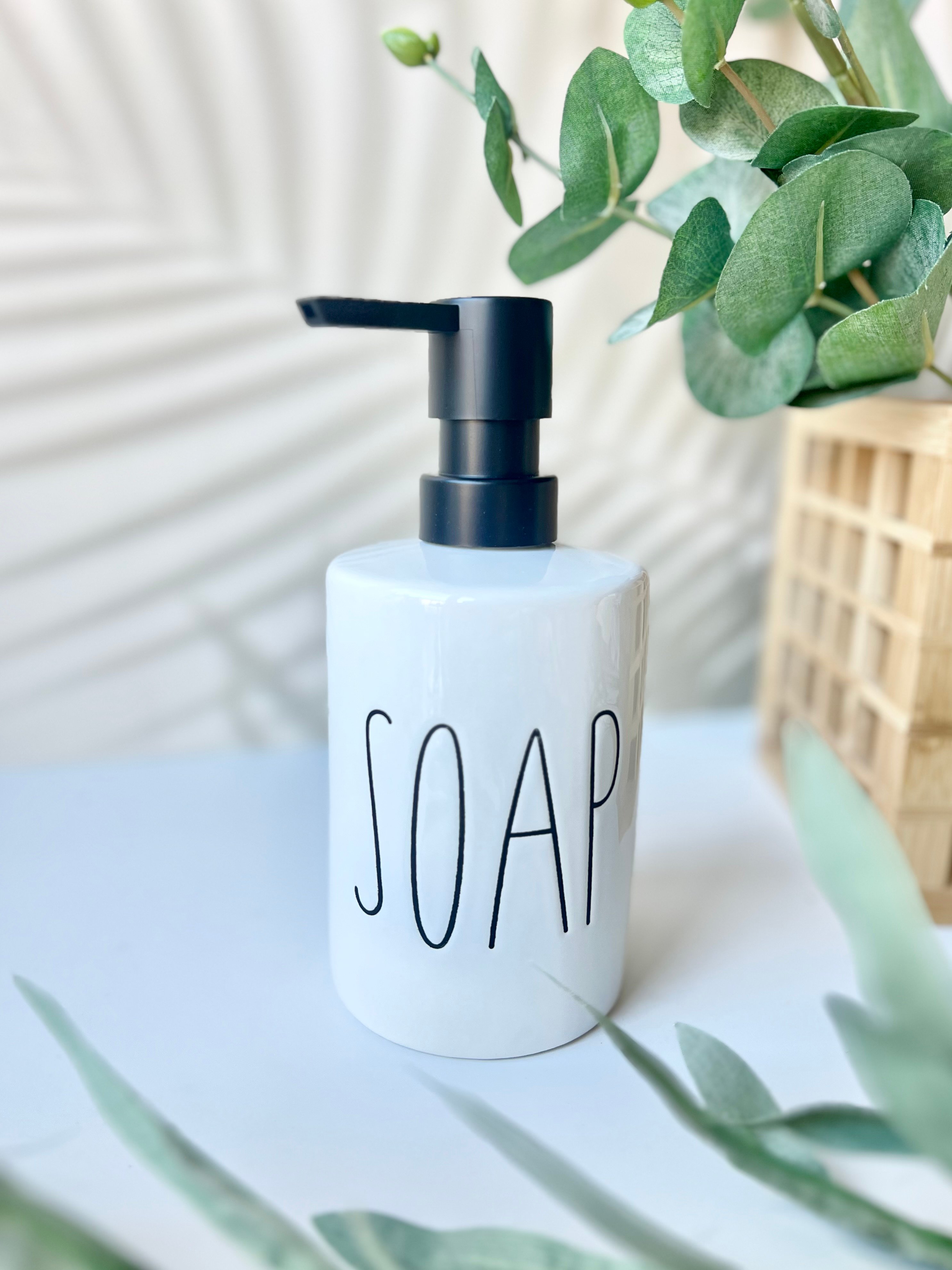 Tekli Porselen Sıvı Sabunluk- Soap 