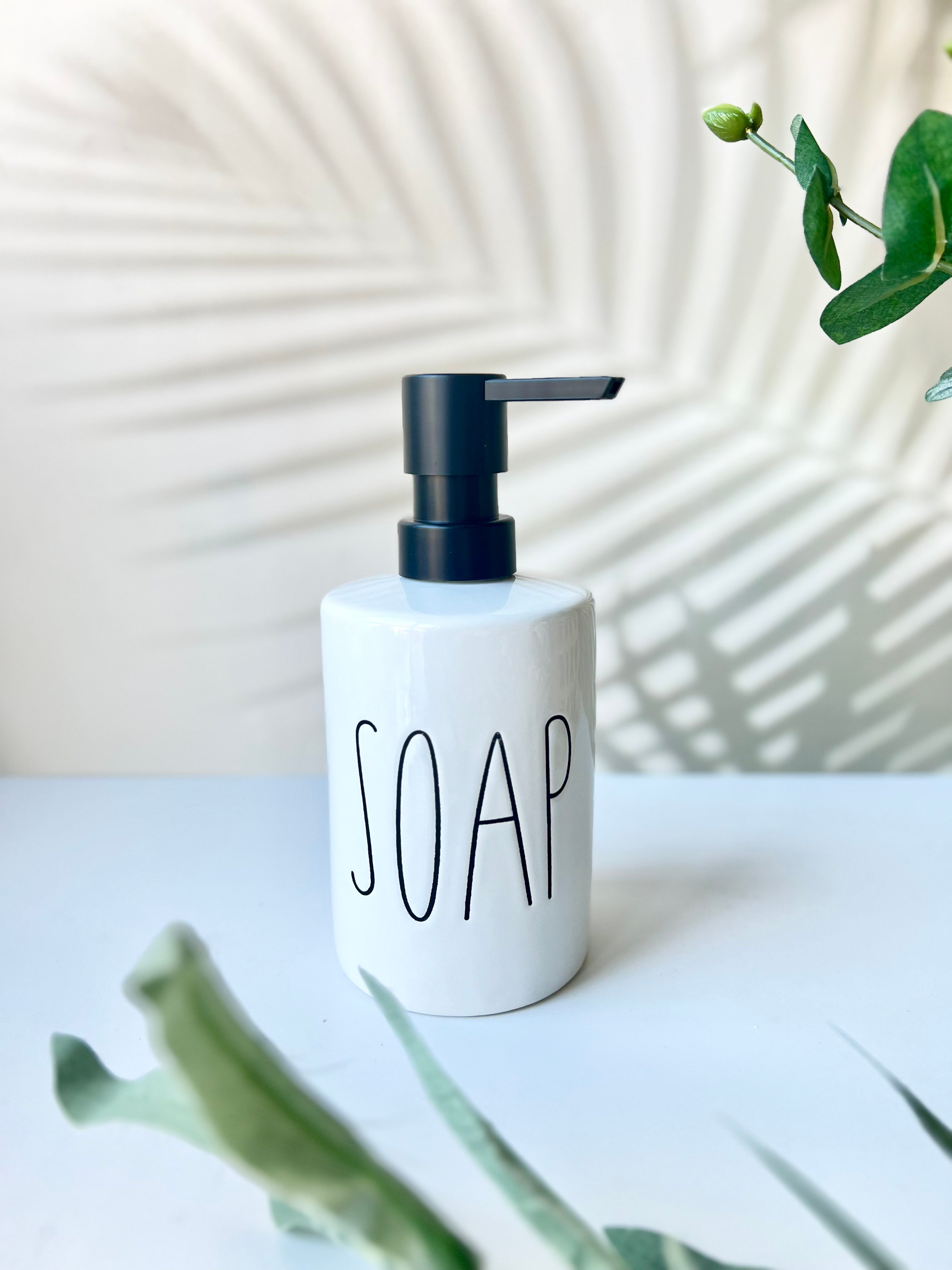 Tekli Porselen Sıvı Sabunluk- Soap 