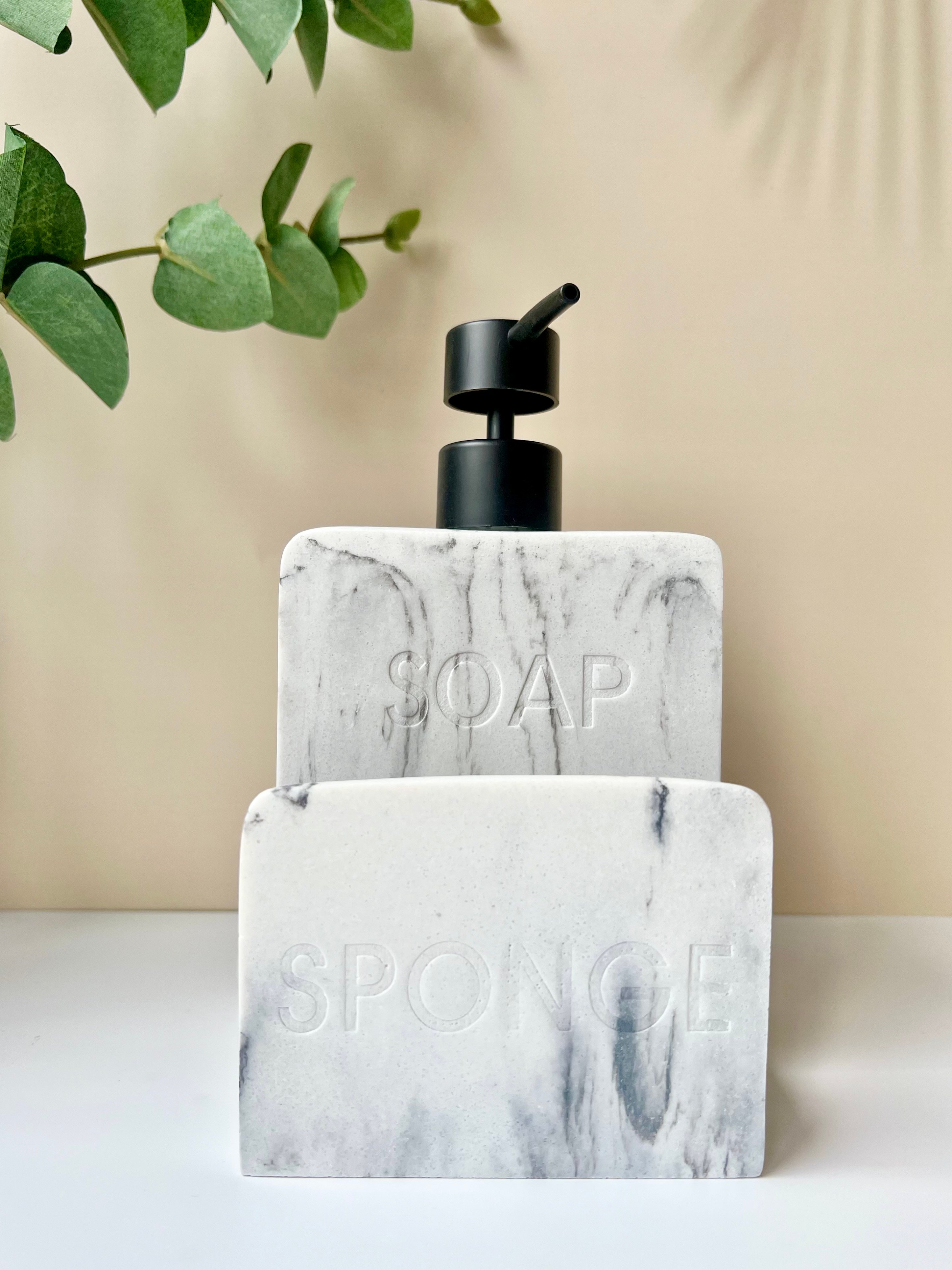 Mutfak Sabunluk ve Süngerlik Seti Soap/Spongle 