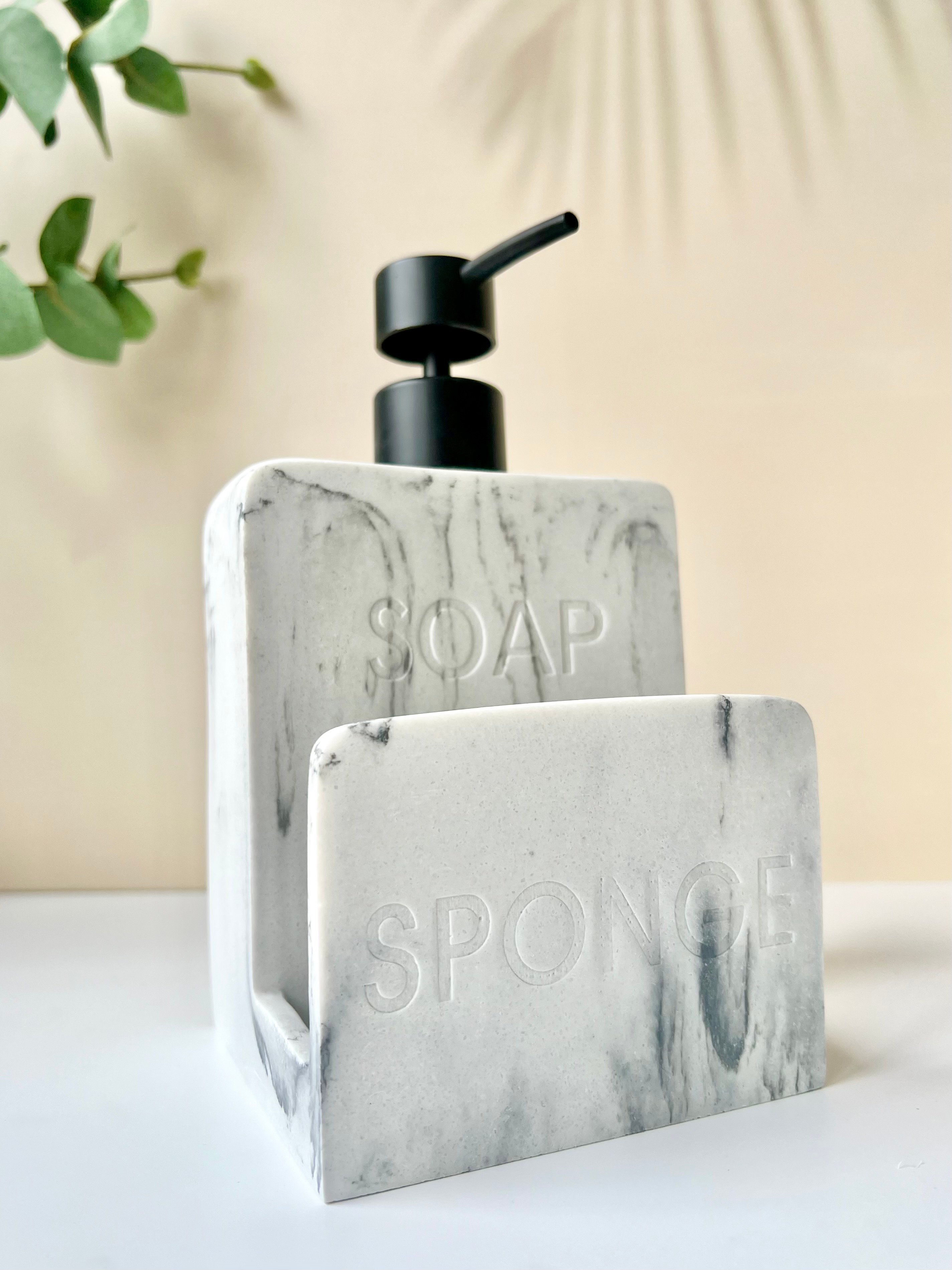 Mutfak Sabunluk ve Süngerlik Seti Soap/Spongle 