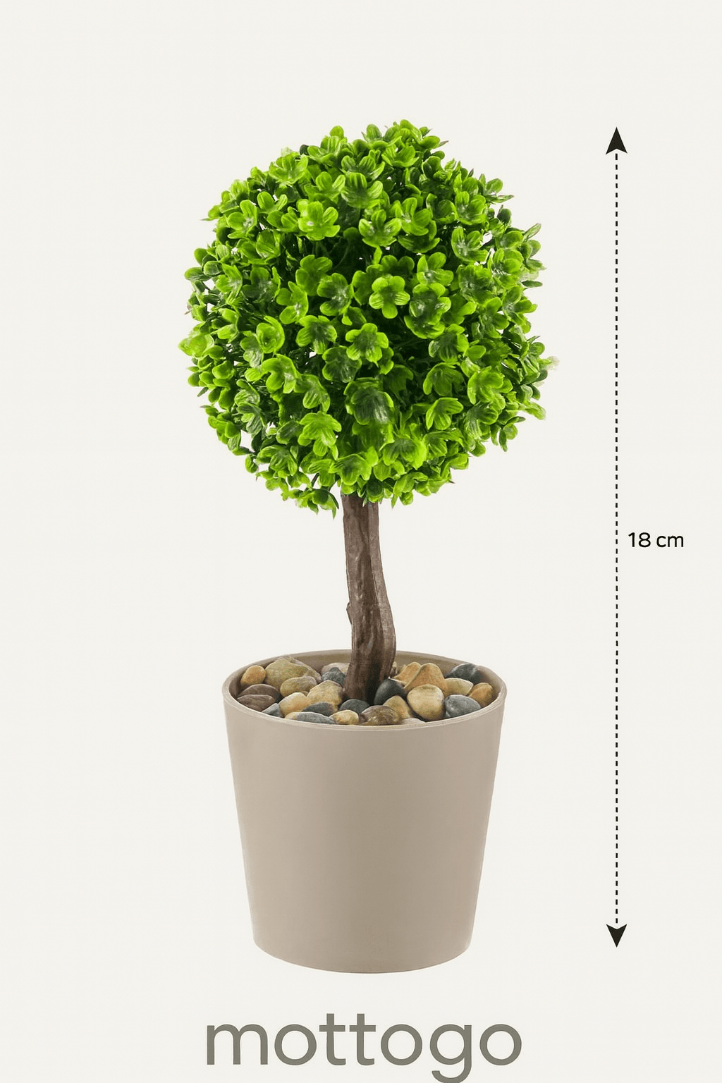 Dekoratif Şimşir Yapay Bitki | Tek Adet