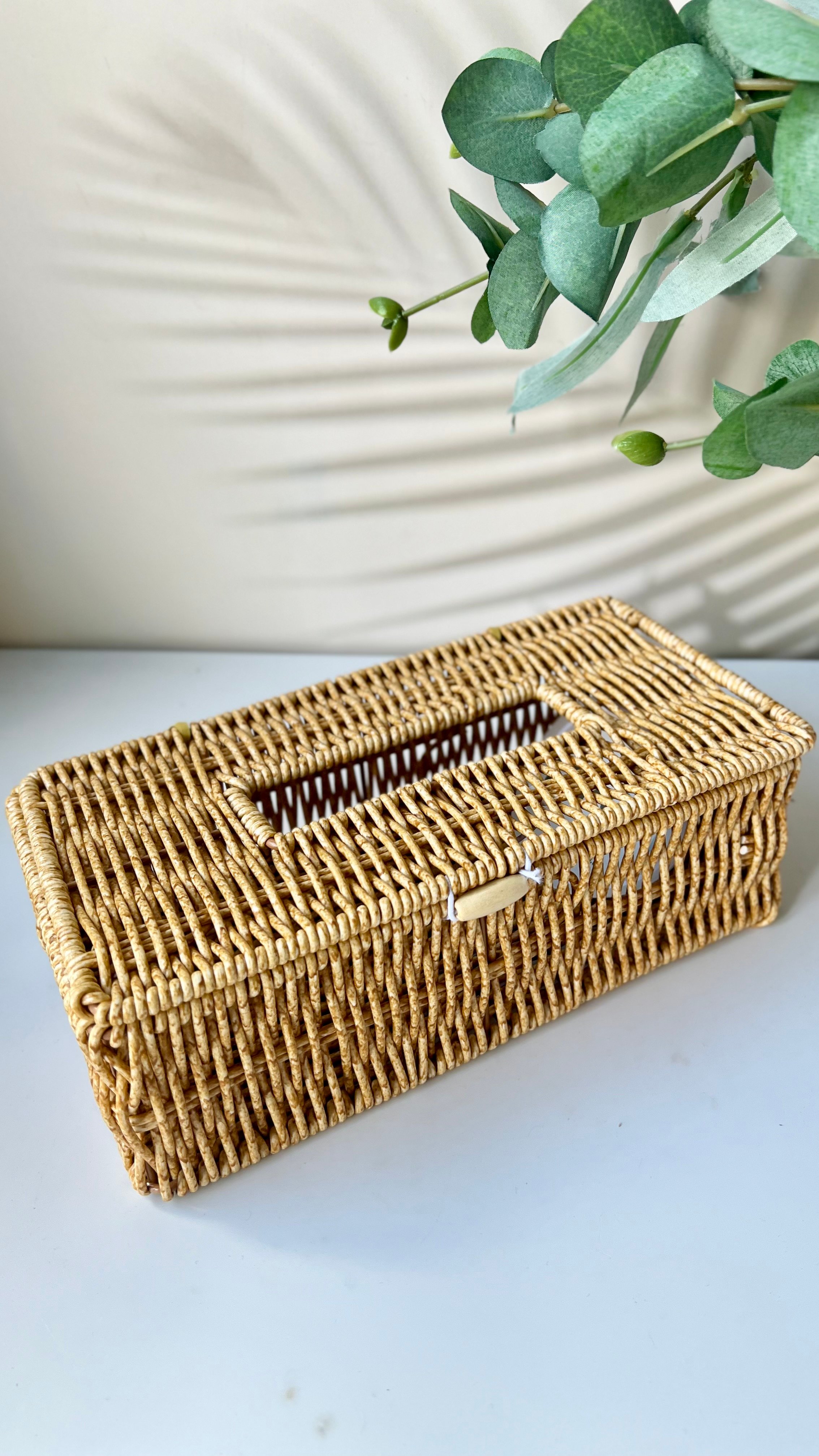 Rattan Kapaklı Peçetelik 