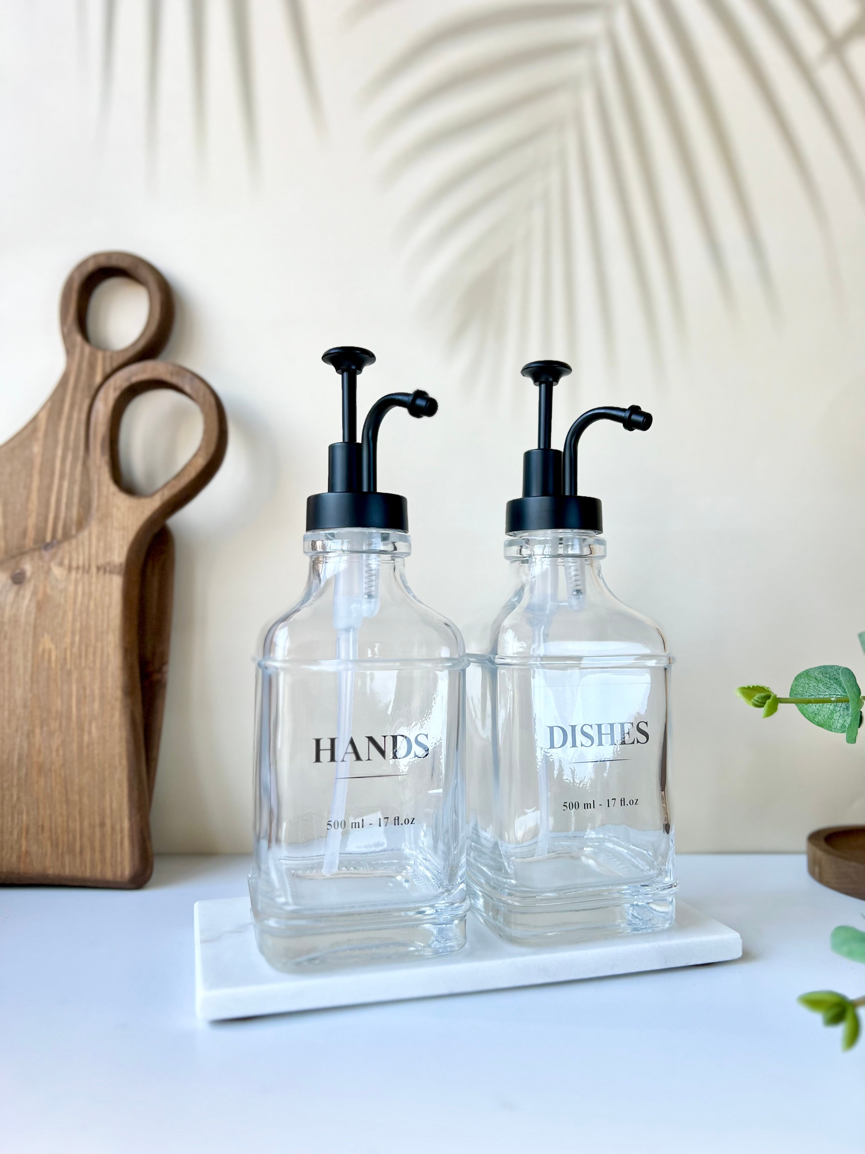 Mermer Altlıklı Sabunluk & Deterjanlık Set | Dishes, Hands, Soap, Lotion Etiketli